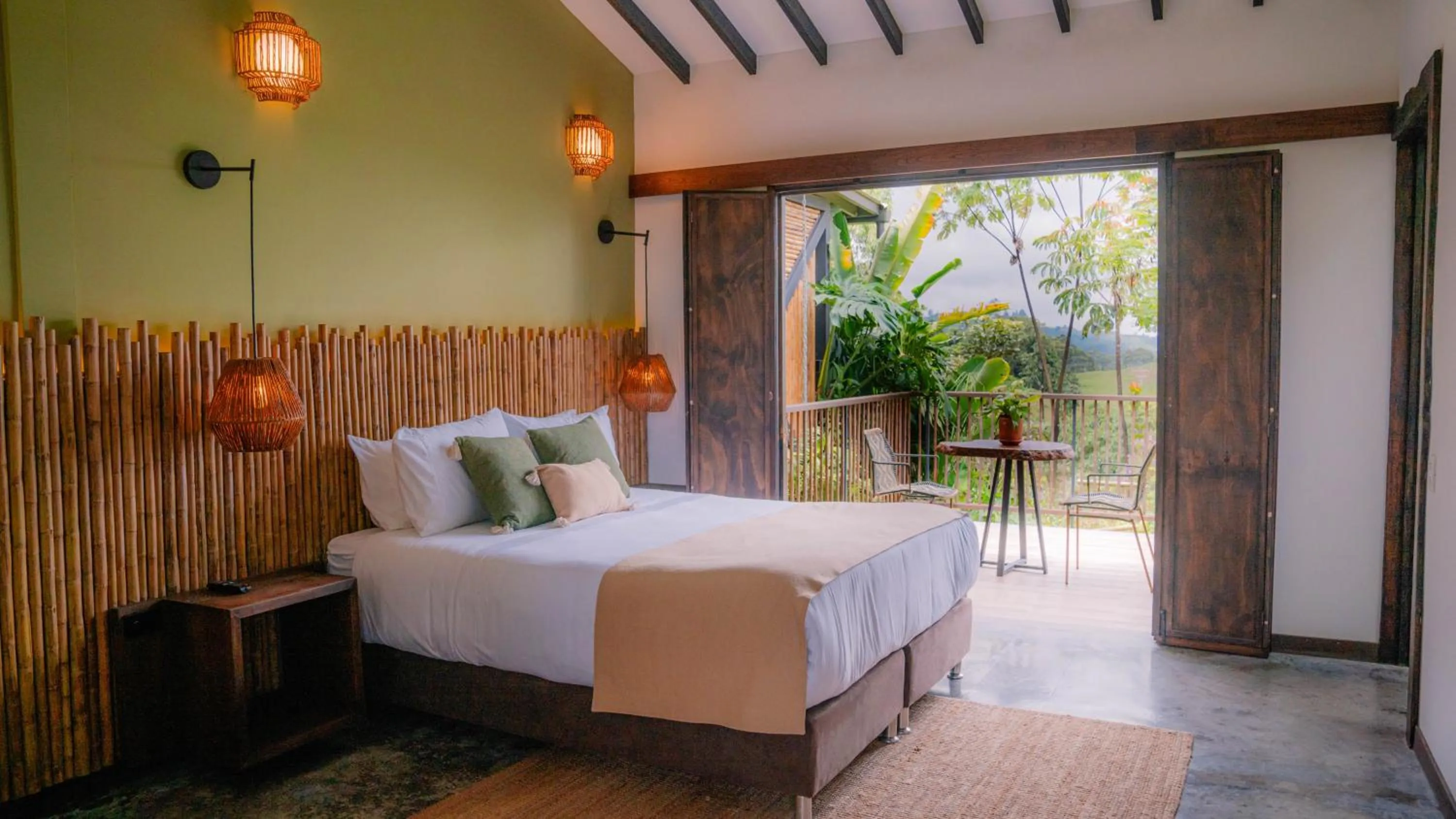 Photo of the whole room, Bed in Tukki Ecolodge Hotel