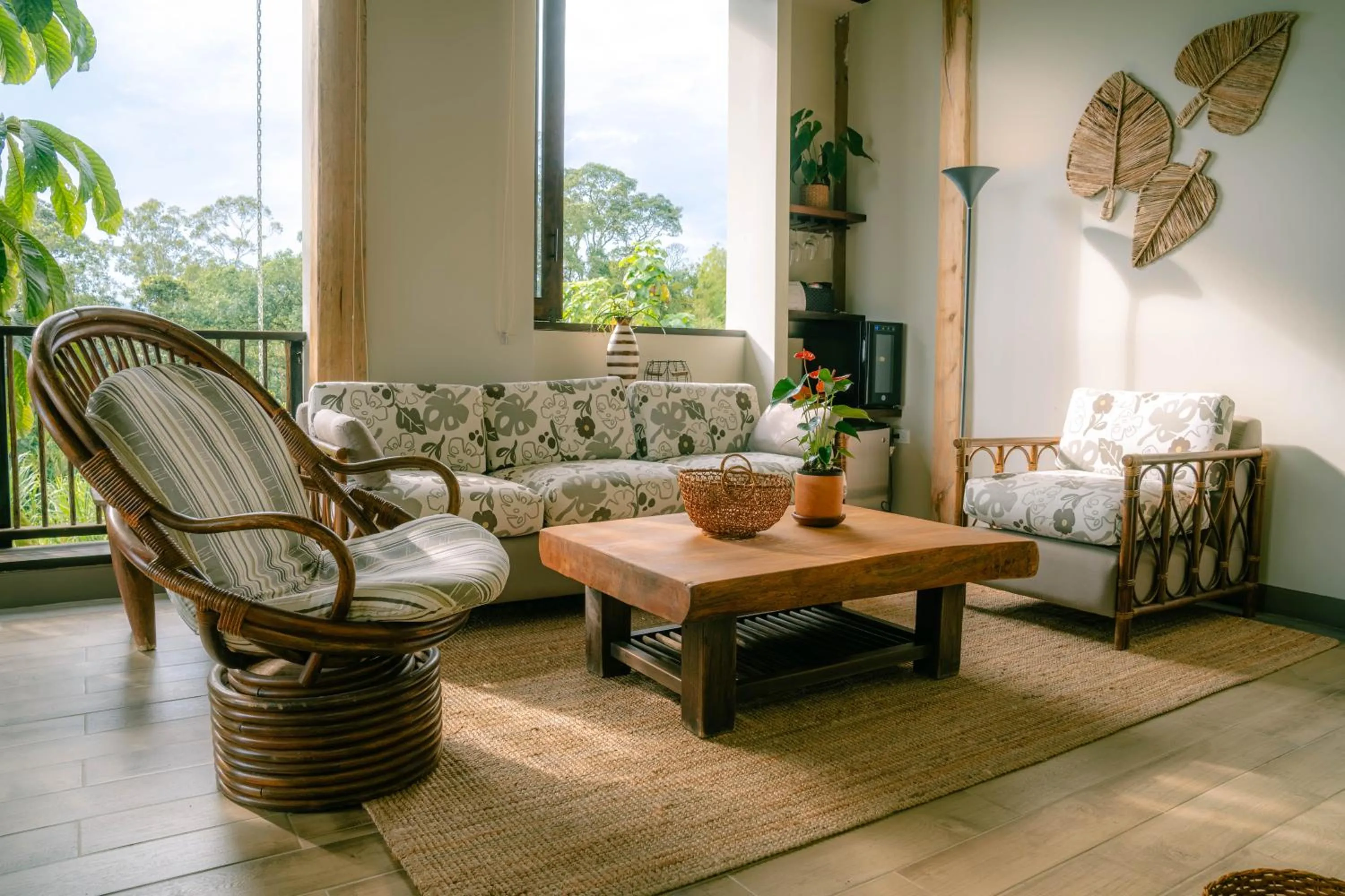 Living room in Tukki Ecolodge Hotel