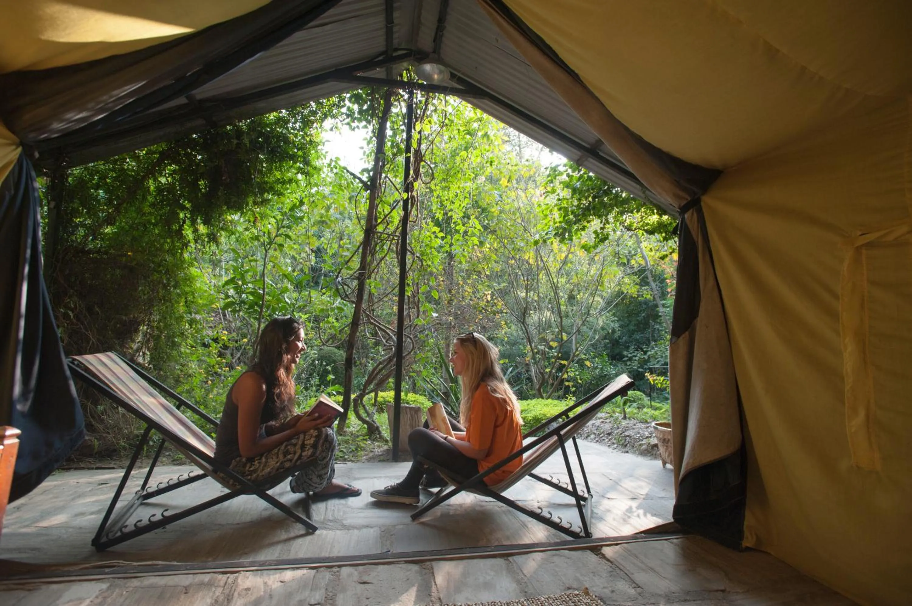 Patio in The Last Resort - Safari Tent
