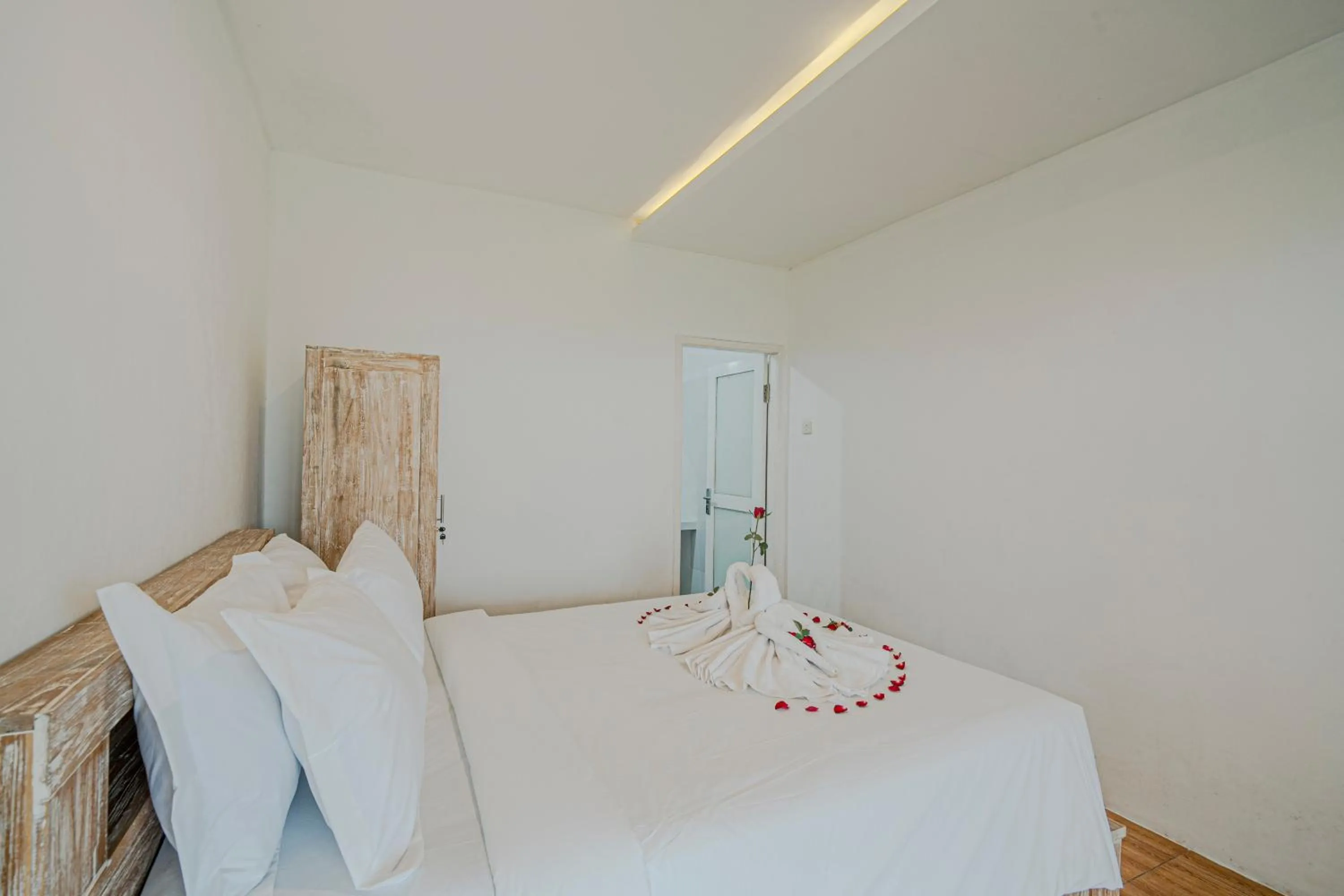 Photo of the whole room, Bed in Jatiluwih Santya Loka Lodge & Twin Waterfall Managed by Manara