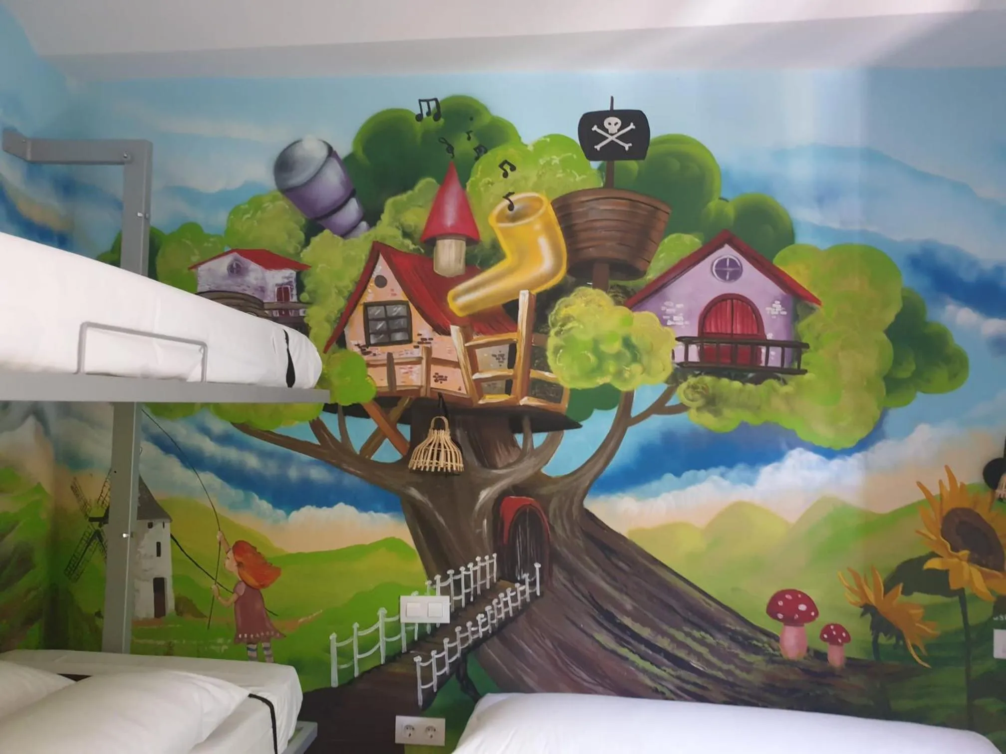 Bed in FamilyHostelPinto