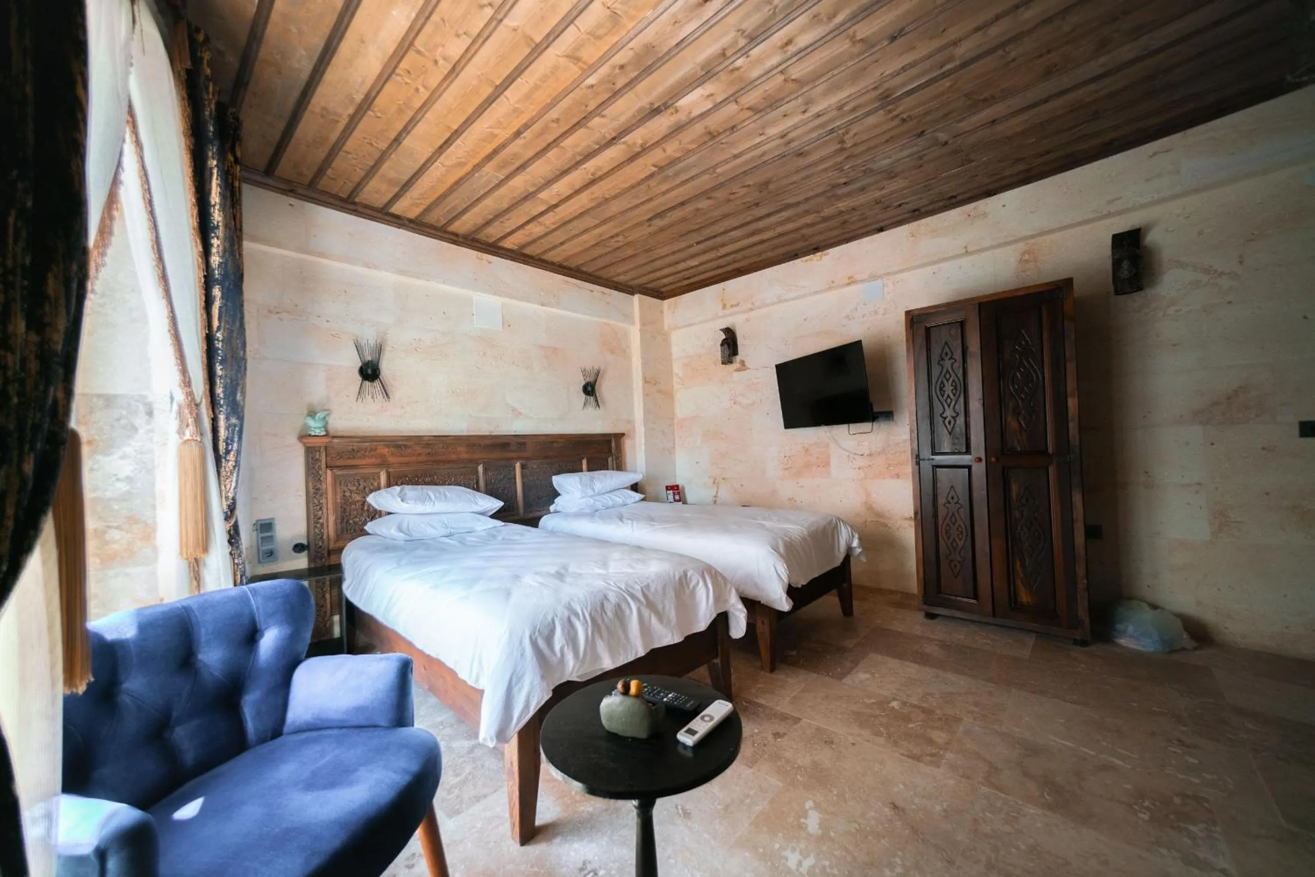 Bed in Abra Stone House