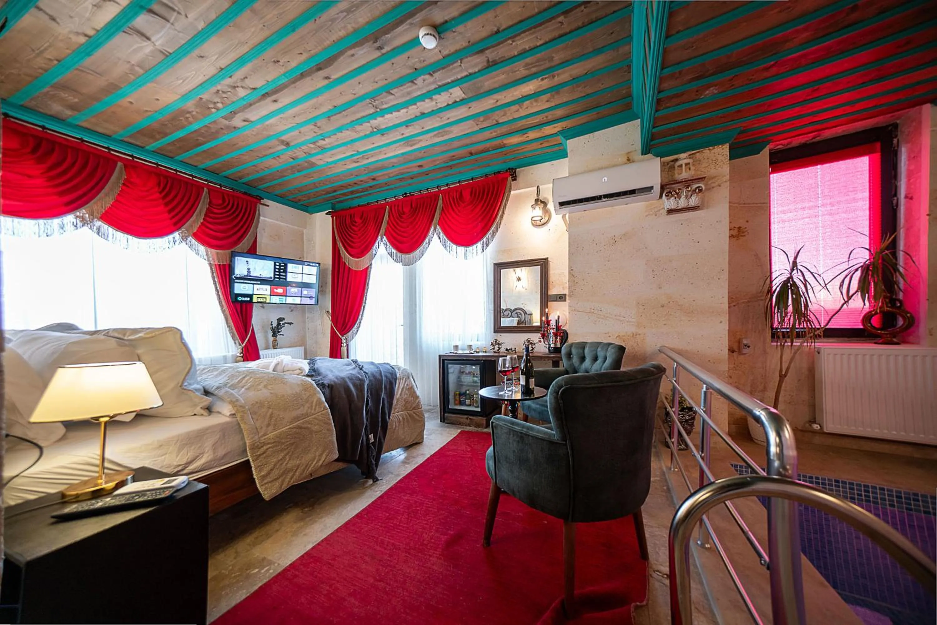 Bed in Abra Stone House