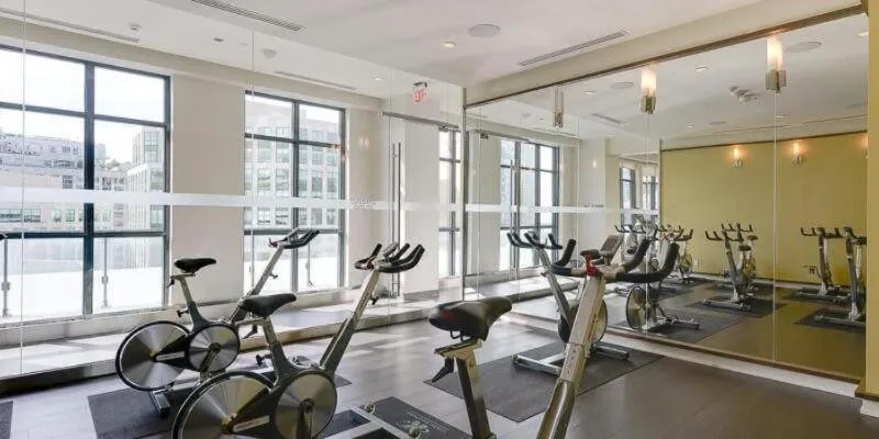 Fitness centre/facilities in Skyline Suites - Walk to MTCC, ACC, Rogers Centre & Entertainment District