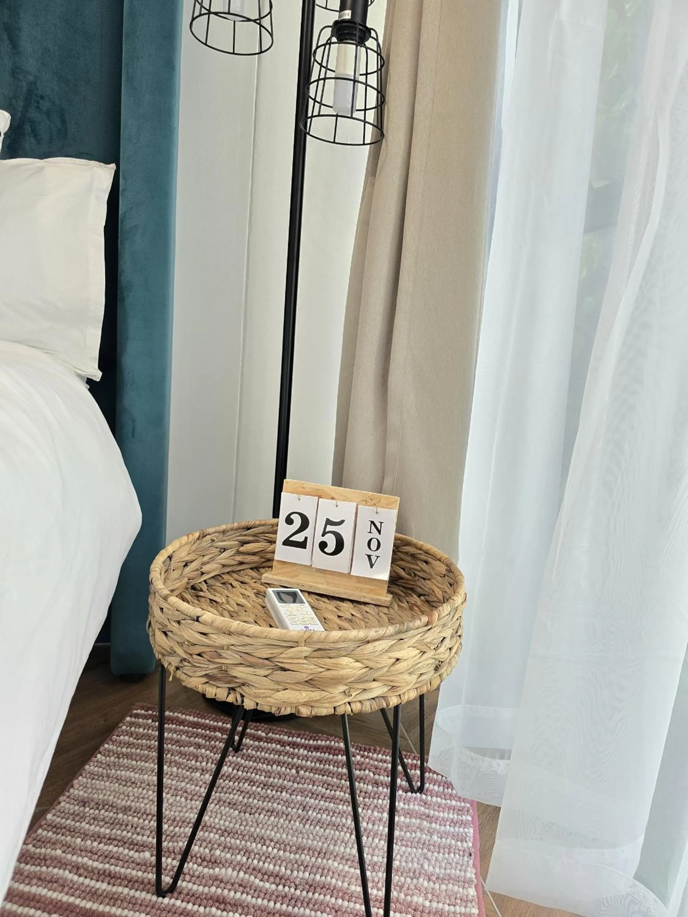 Bed in Urban Park Oasis