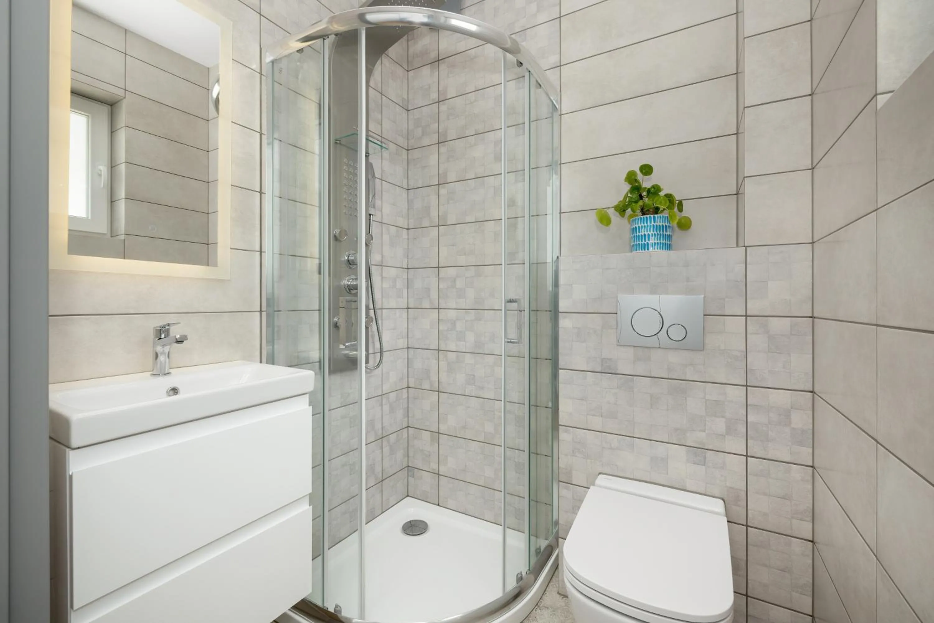 Bathroom in Akwamaryn Apartamenty