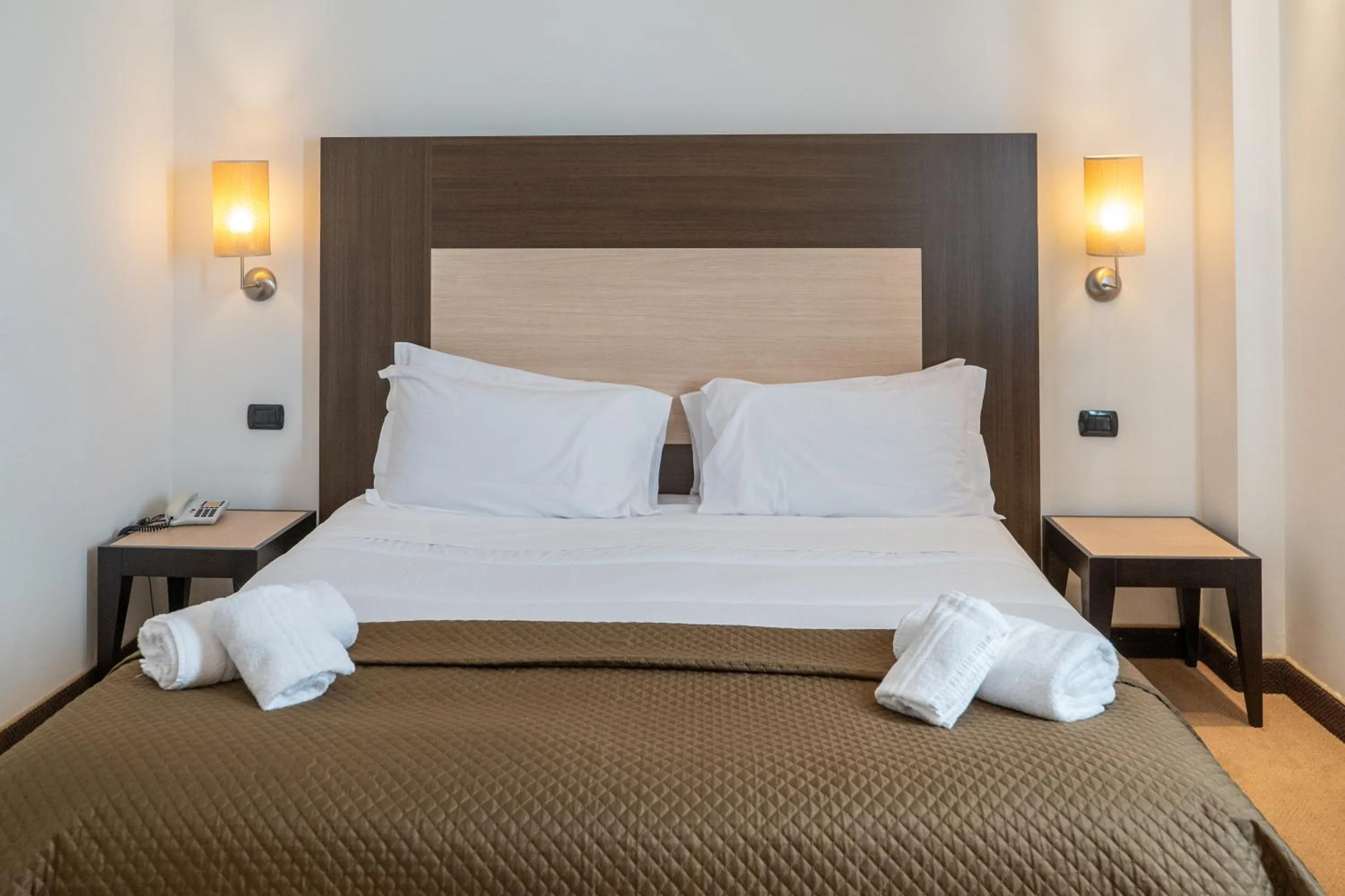 Bed in NSM Hotel Palace Lucera