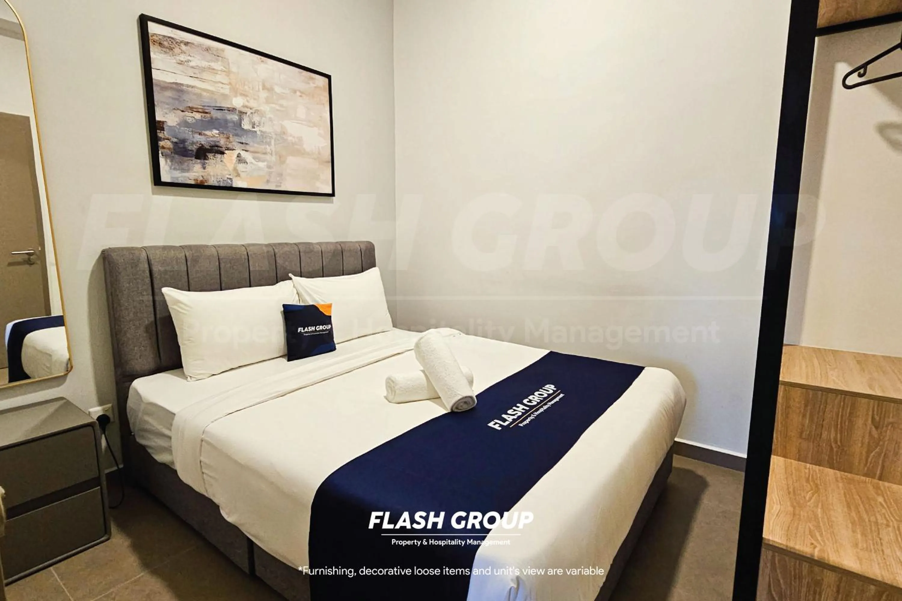 Bed in Forte Seasons Mossaz Premium Suites Petaling Jaya