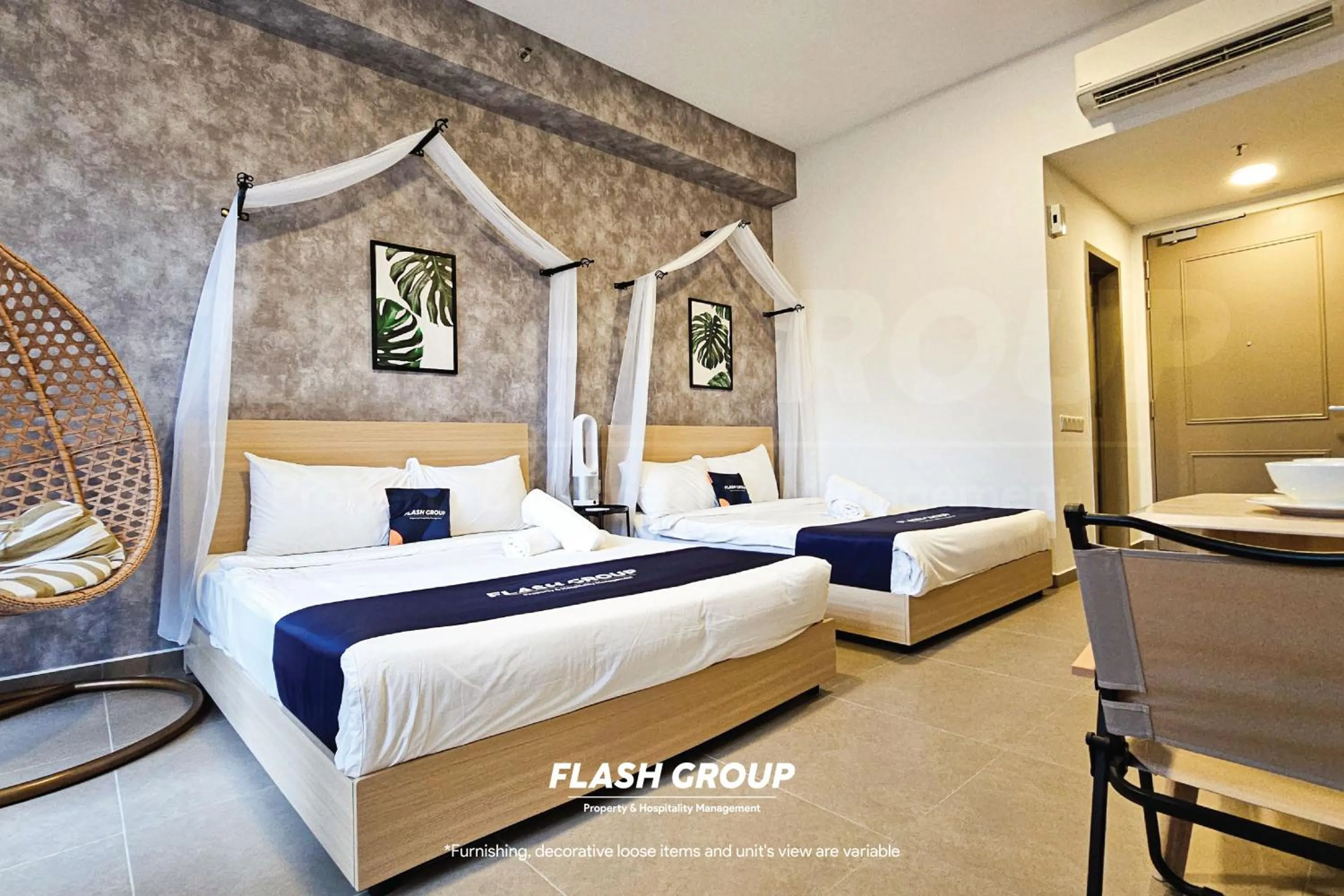 Bed in Forte Seasons Mossaz Premium Suites Petaling Jaya