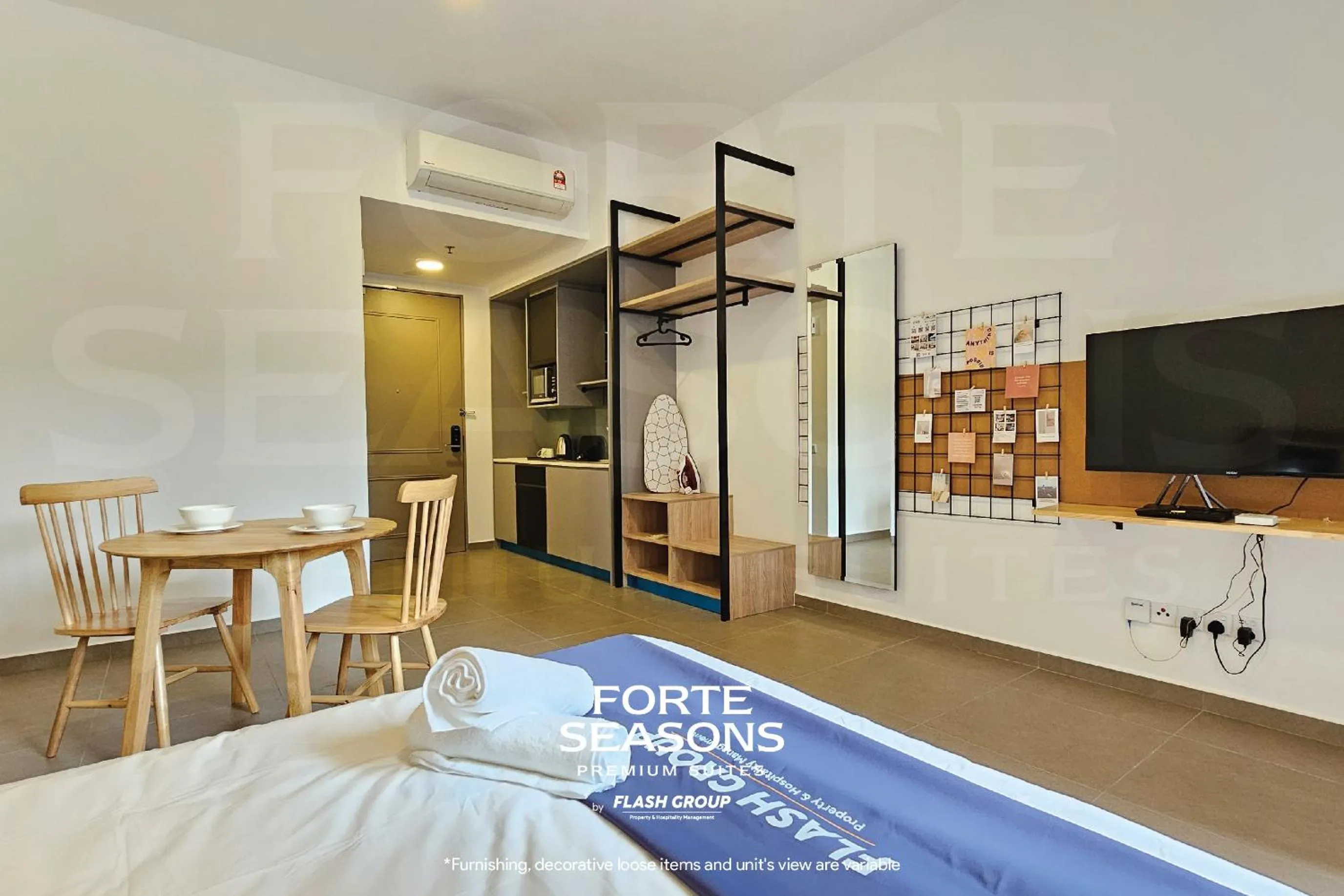 Bed in Forte Seasons Mossaz Premium Suites Petaling Jaya