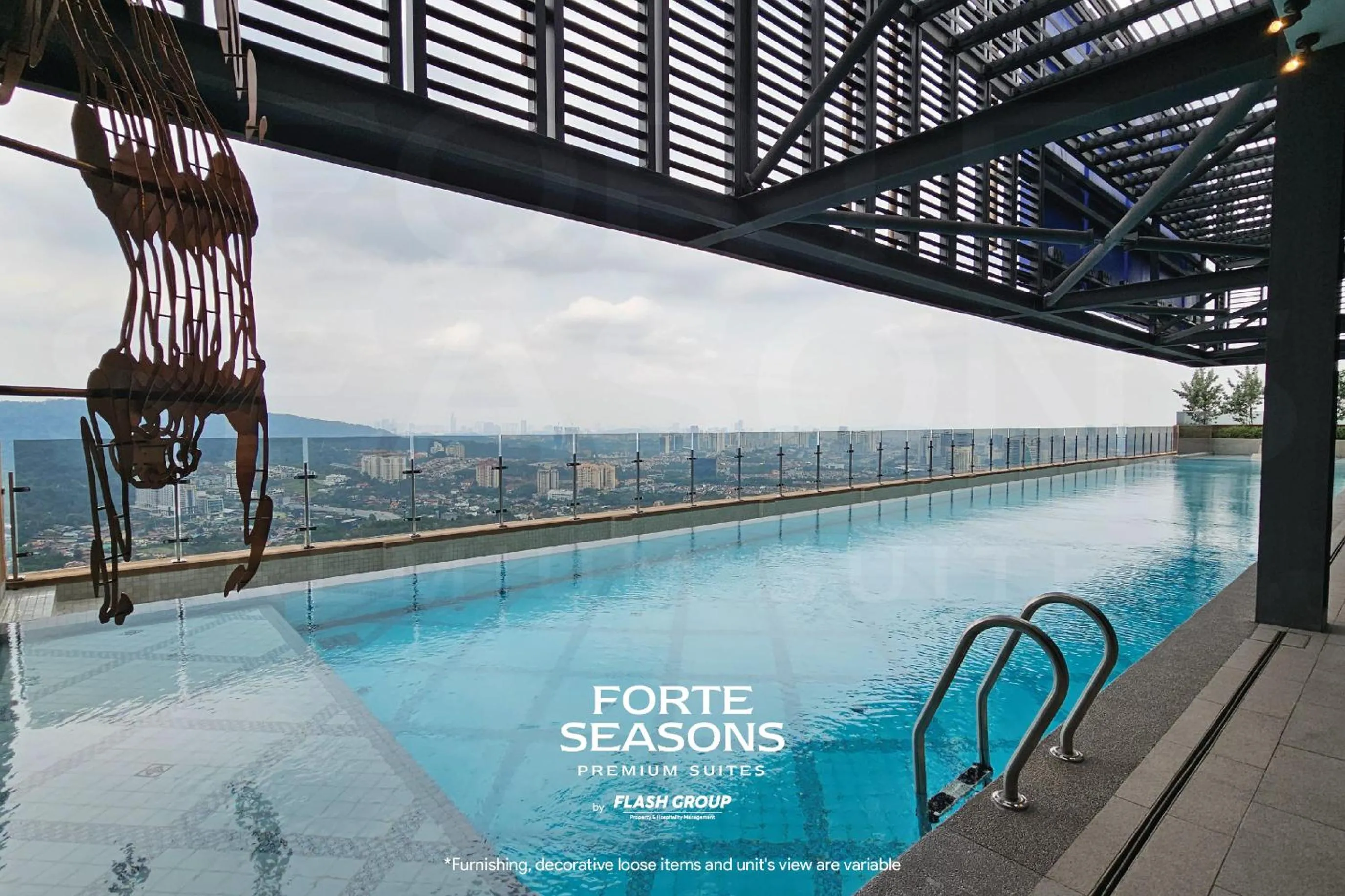 Swimming pool in Forte Seasons Mossaz Premium Suites Petaling Jaya