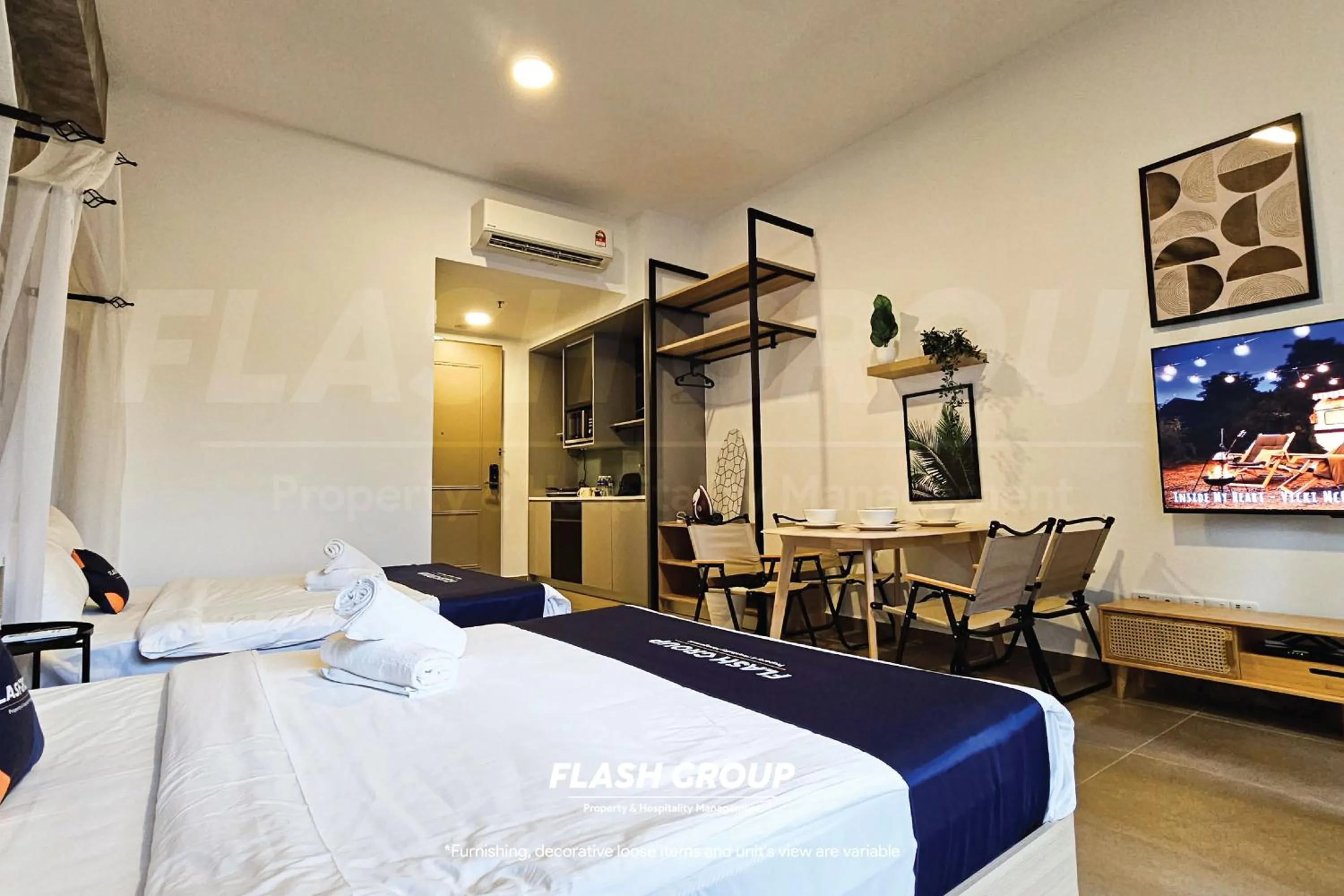 Bed in Forte Seasons Mossaz Premium Suites Petaling Jaya