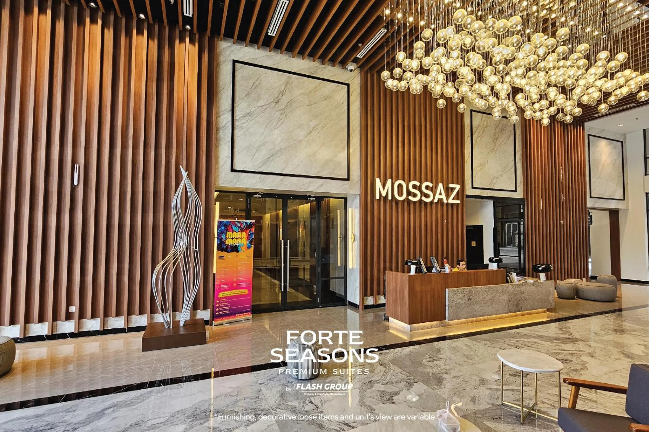 Seating area in Forte Seasons Mossaz Premium Suites Petaling Jaya