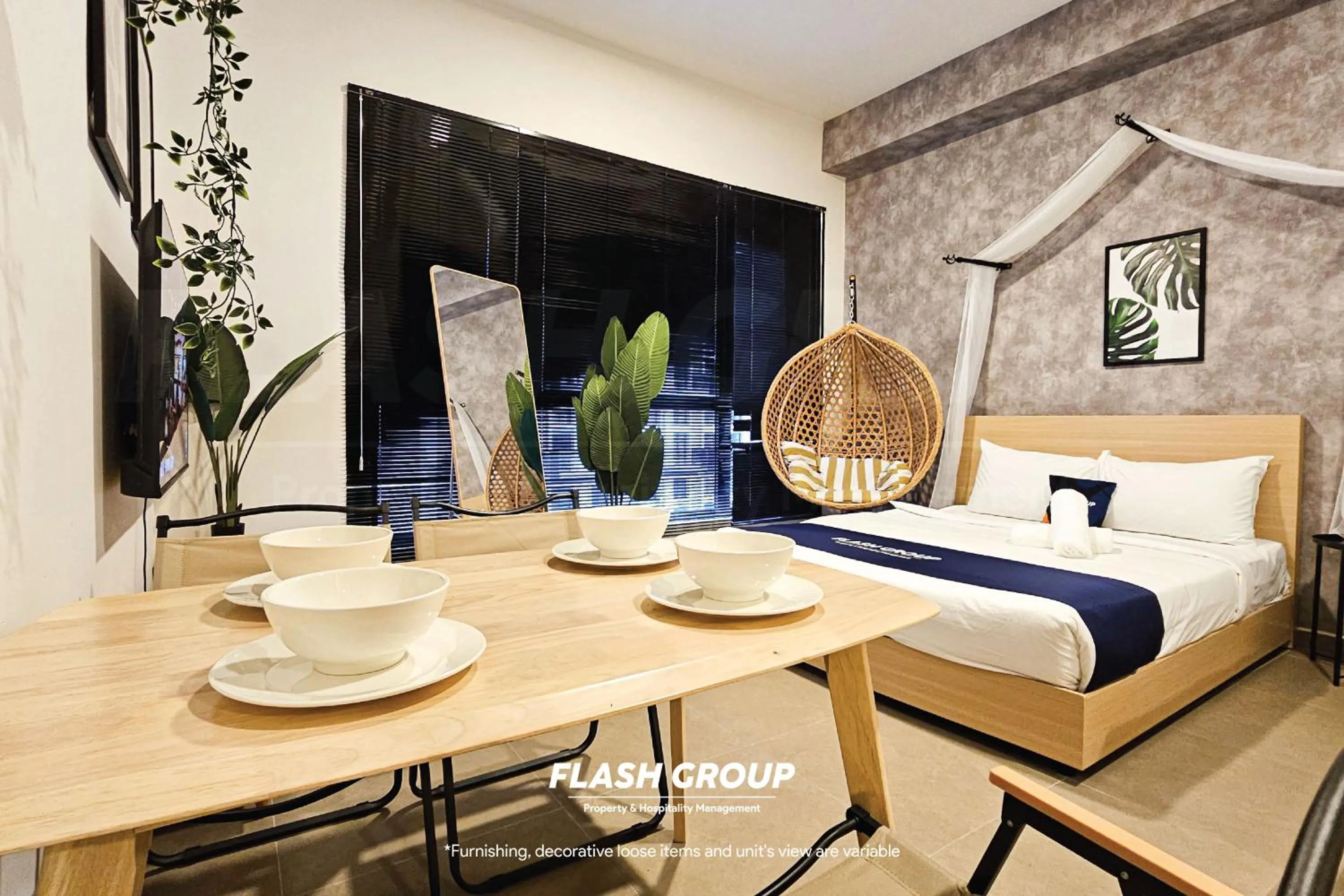 Bed in Forte Seasons Mossaz Premium Suites Petaling Jaya