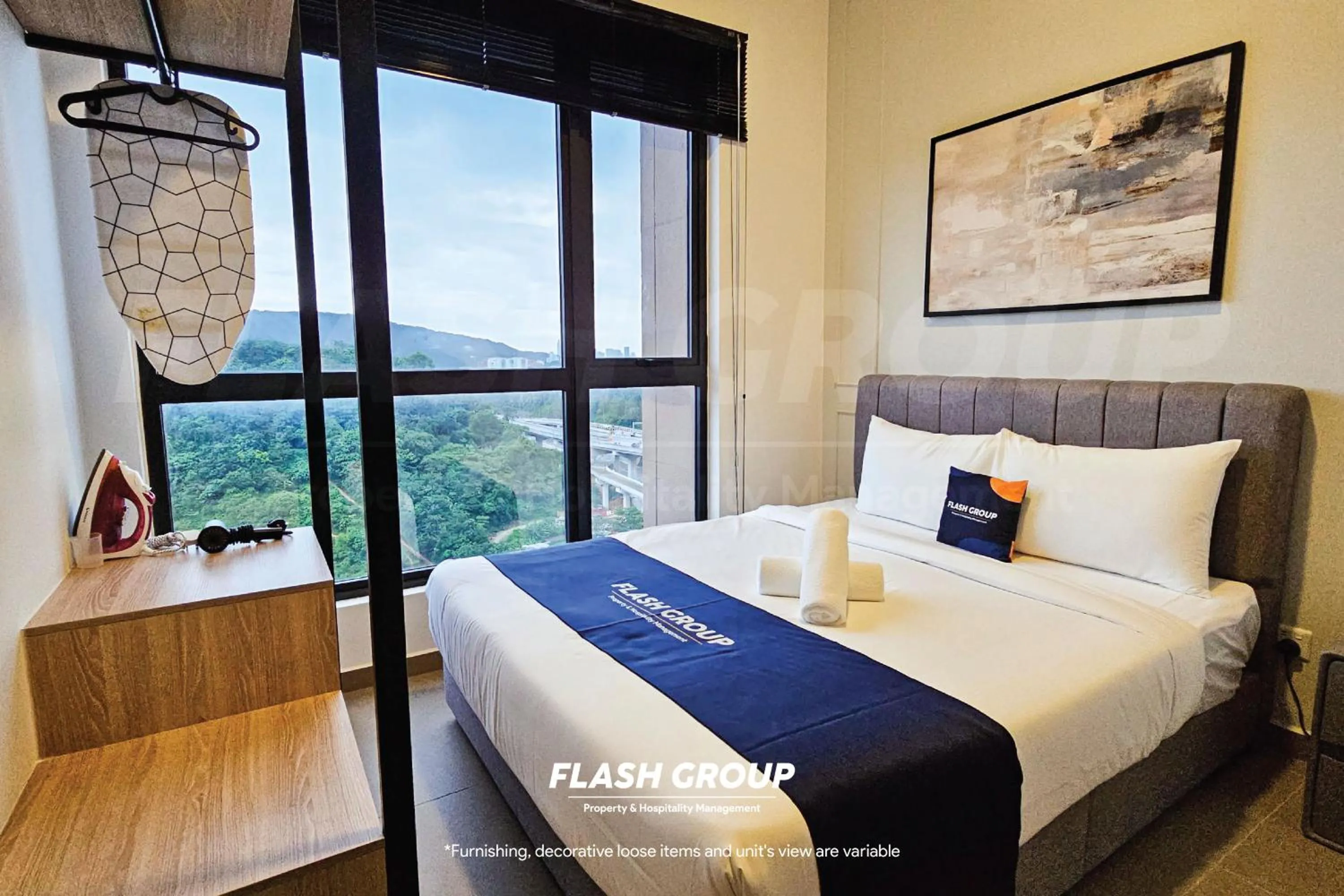 Bed in Forte Seasons Mossaz Premium Suites Petaling Jaya