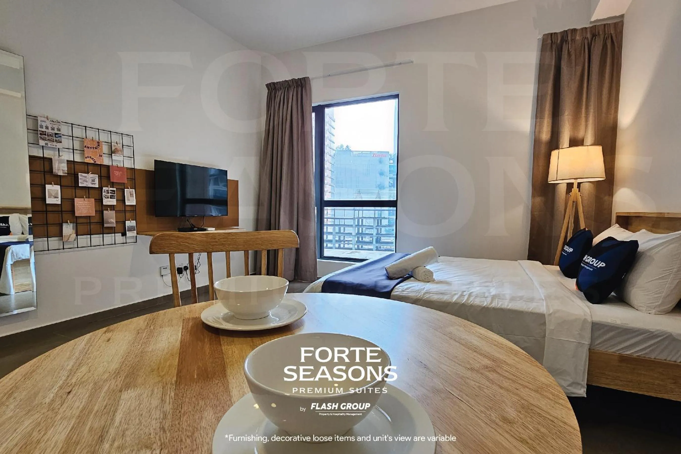 Bed in Forte Seasons Mossaz Premium Suites Petaling Jaya