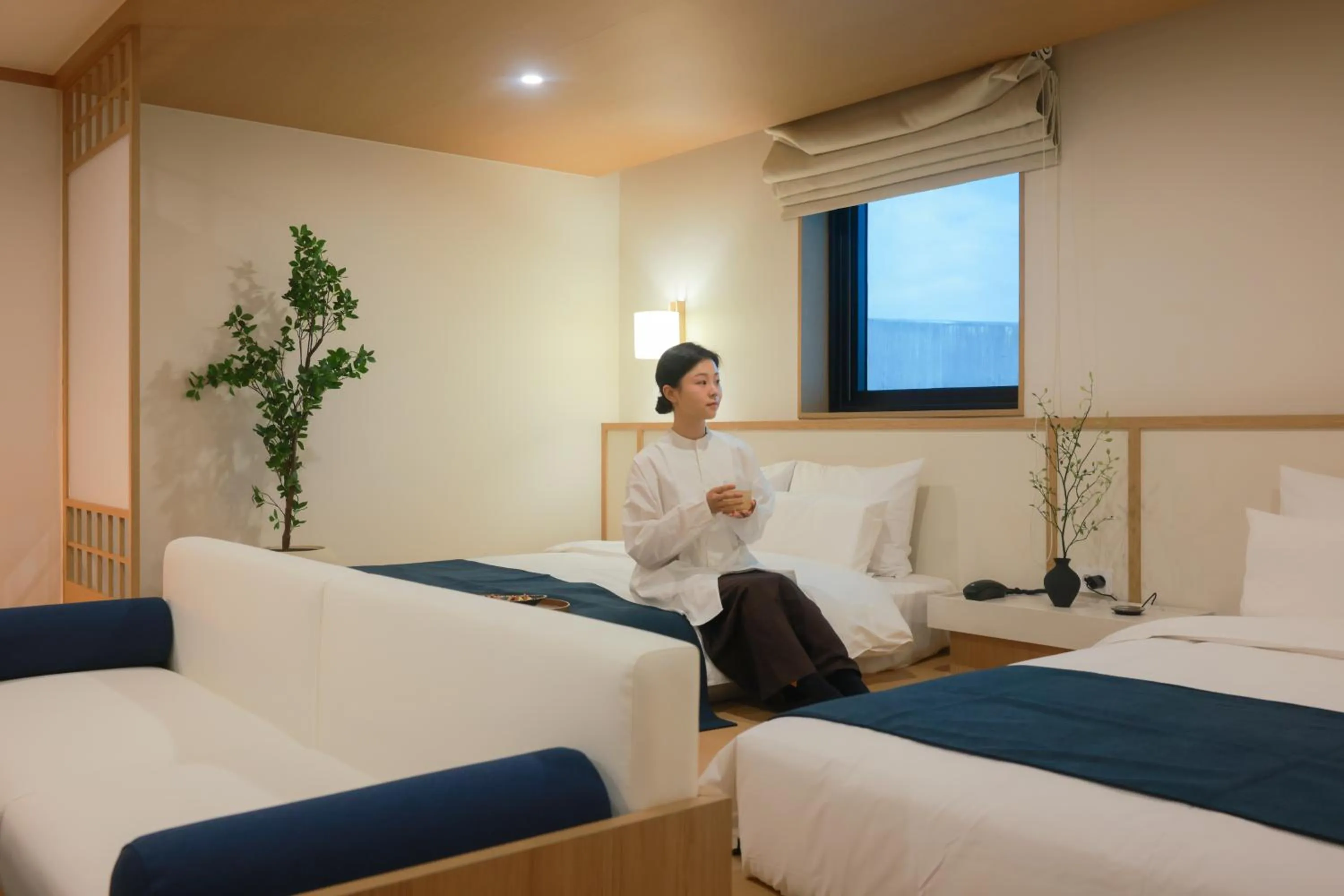 Bed in Anook Hotel & Spa Pyeongtaek