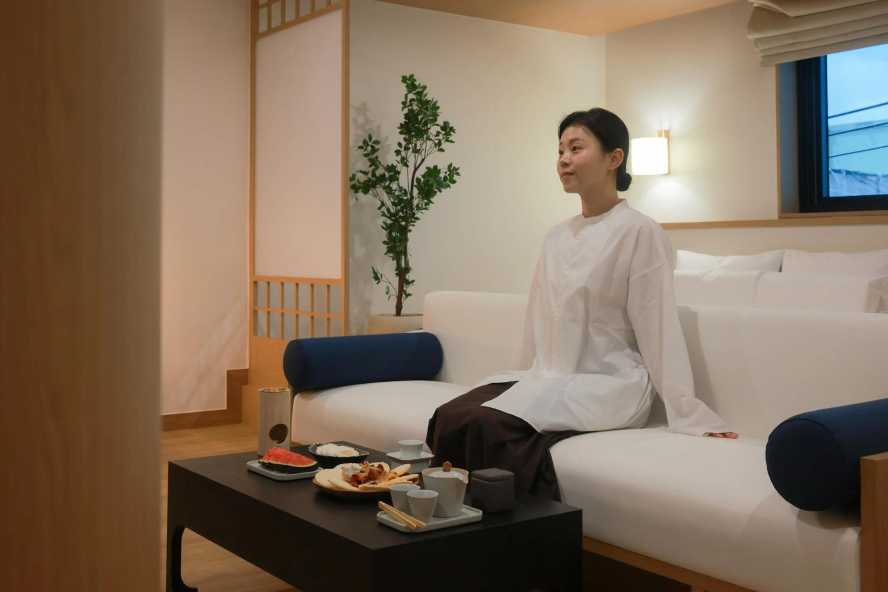 Bed in Anook Hotel & Spa Pyeongtaek