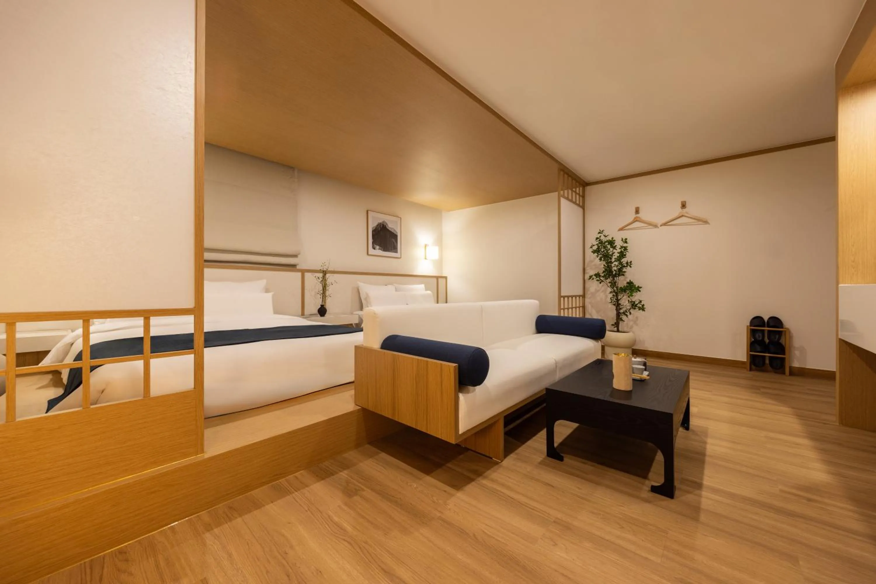 Bed in Anook Hotel & Spa Pyeongtaek