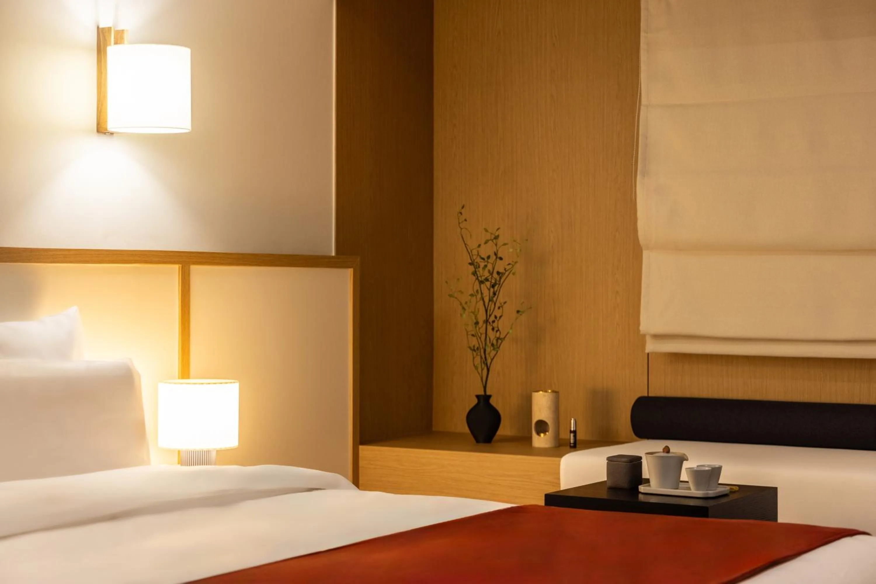 Bed in Anook Hotel & Spa Pyeongtaek