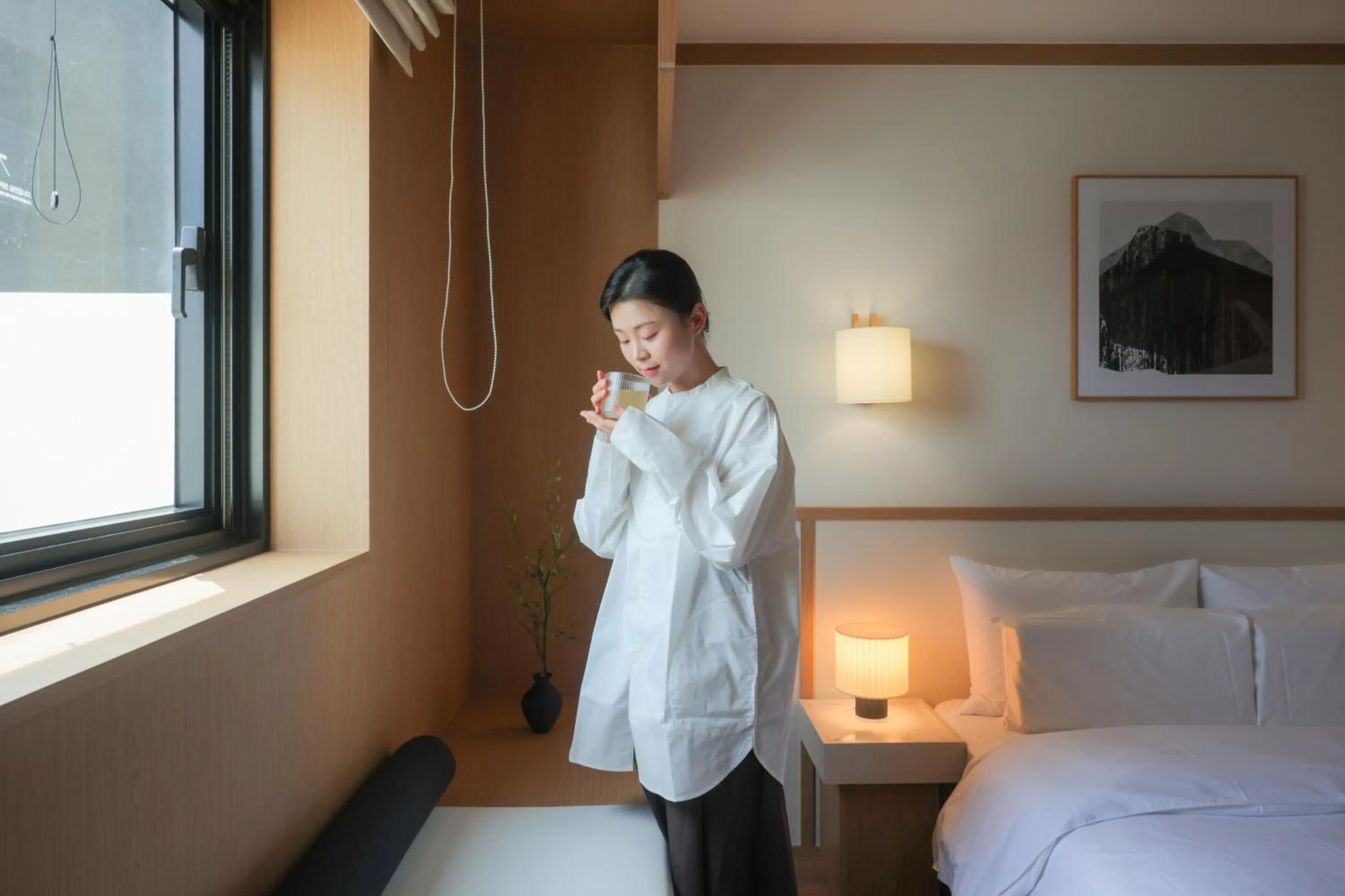 Bed in Anook Hotel & Spa Pyeongtaek