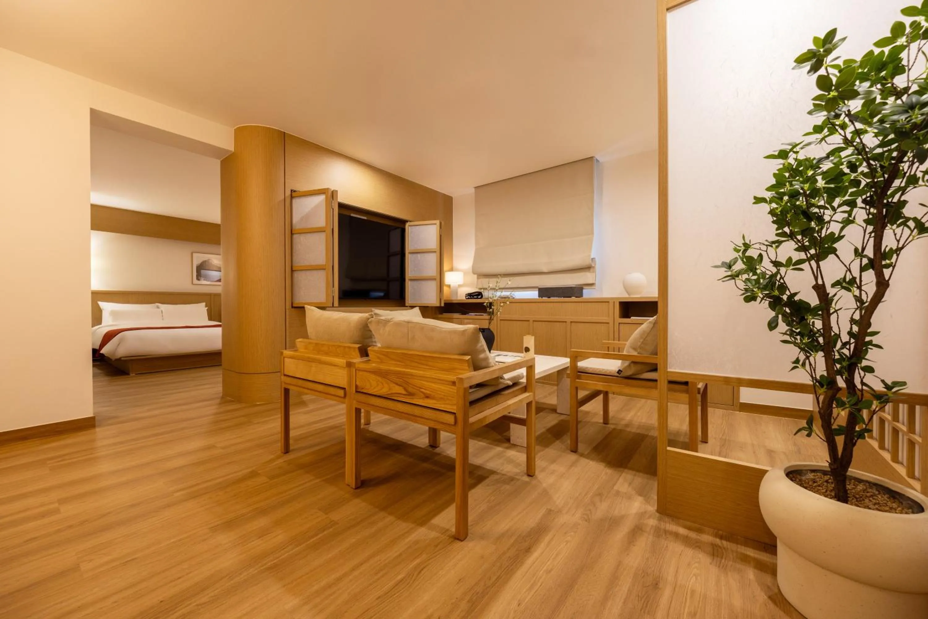 TV and multimedia, Bed in Anook Hotel & Spa Pyeongtaek