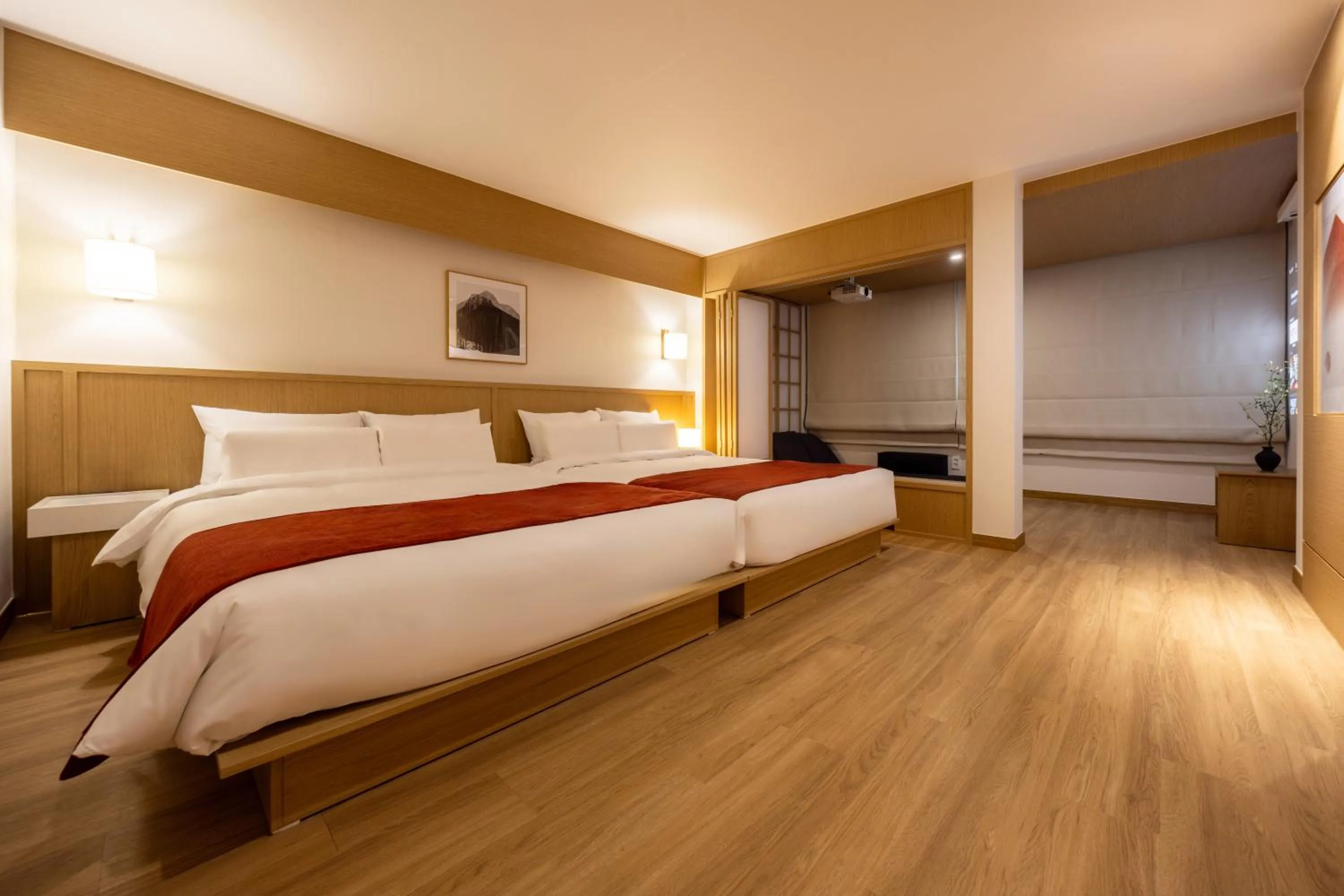 Bed in Anook Hotel & Spa Pyeongtaek