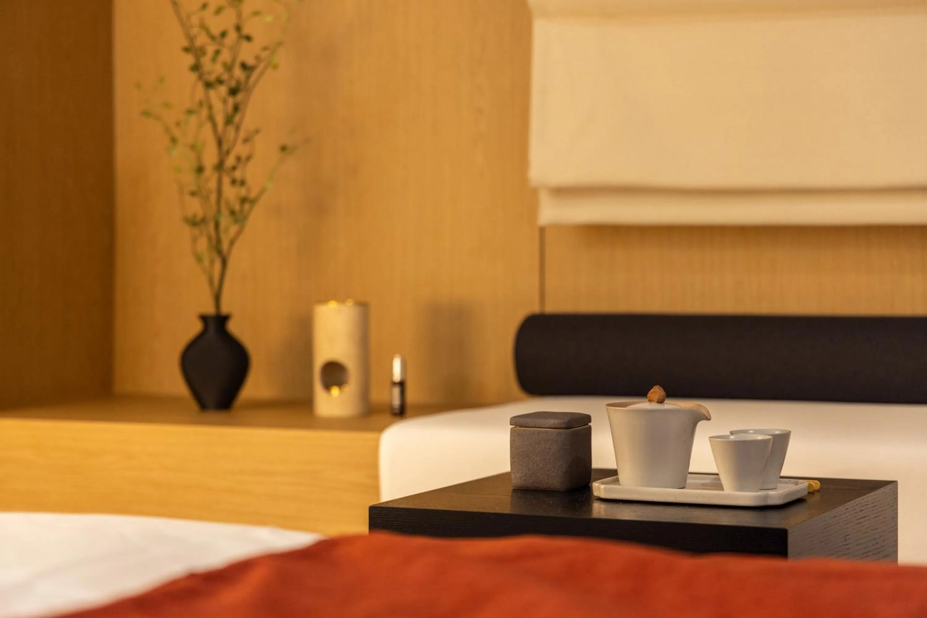 Bed in Anook Hotel & Spa Pyeongtaek