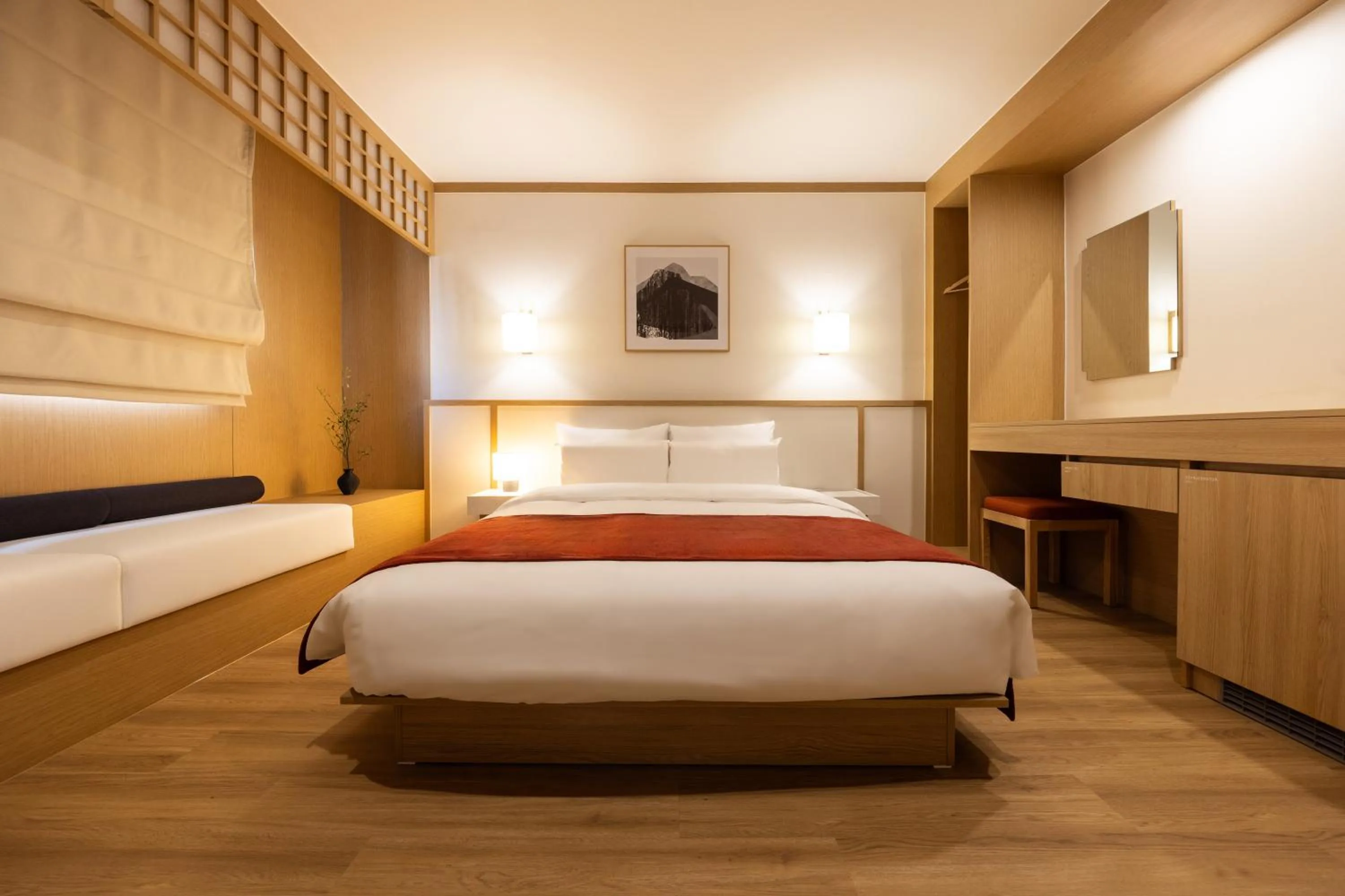 Bed in Anook Hotel & Spa Pyeongtaek