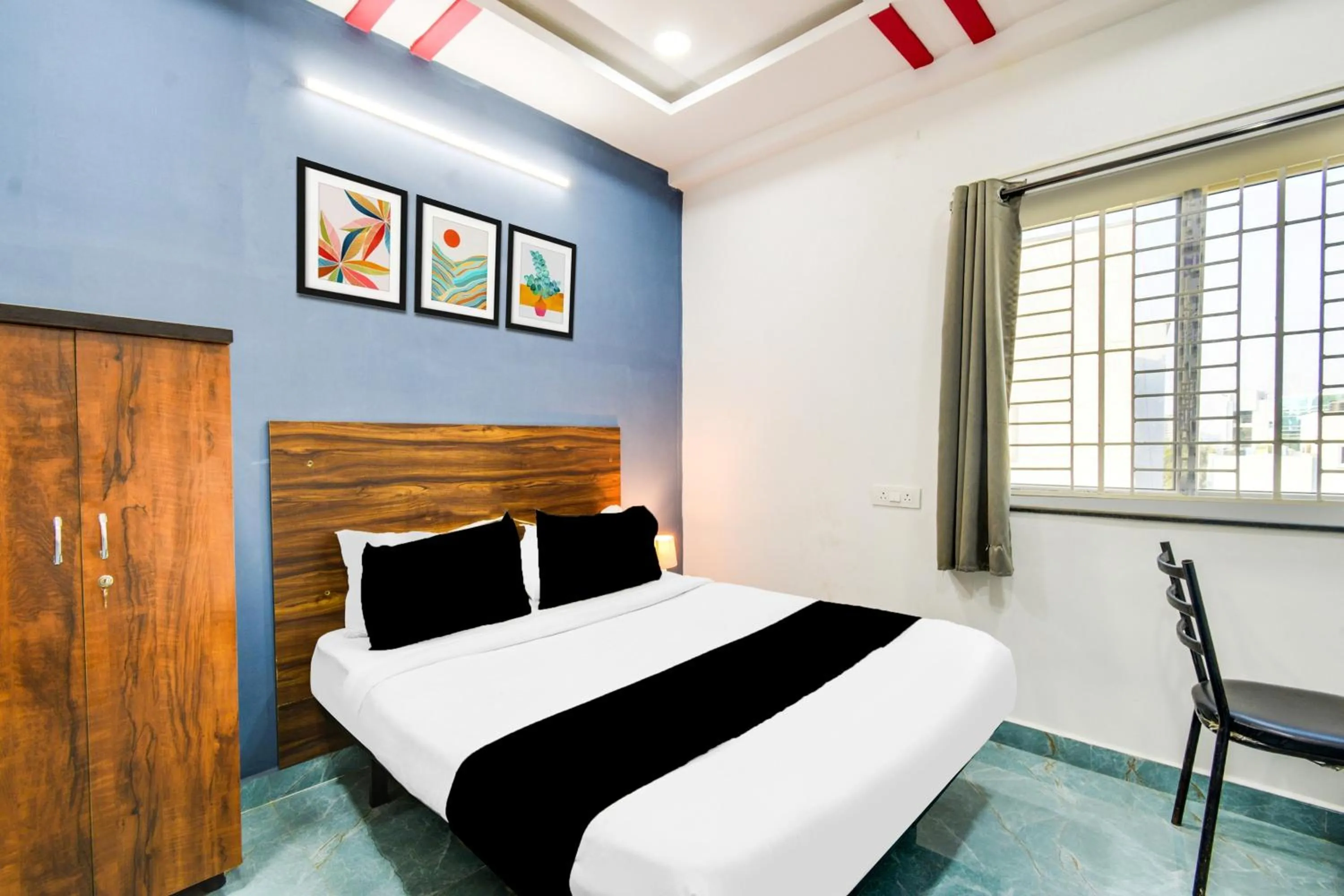 Bedroom, Bed in Super Townhouse Hitech City Near Yashoda Hospital