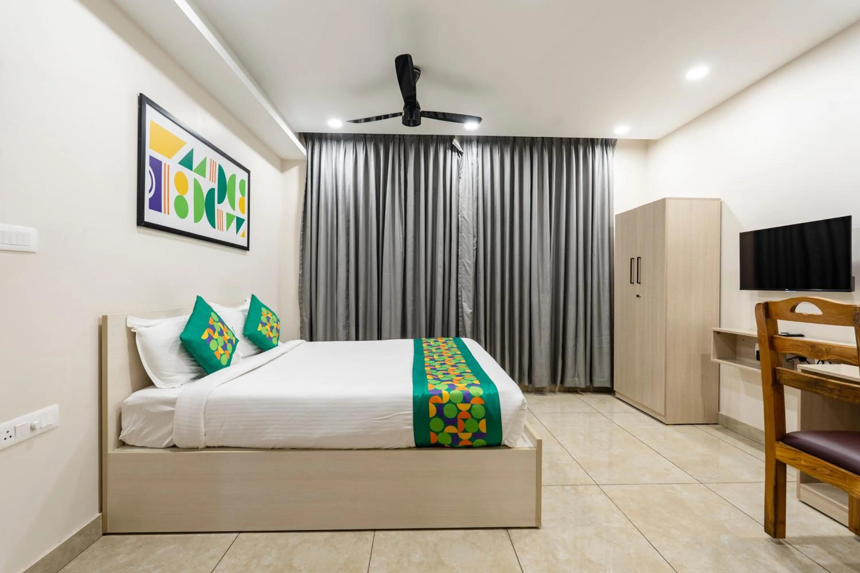 Bed in Treebo Sea Heights