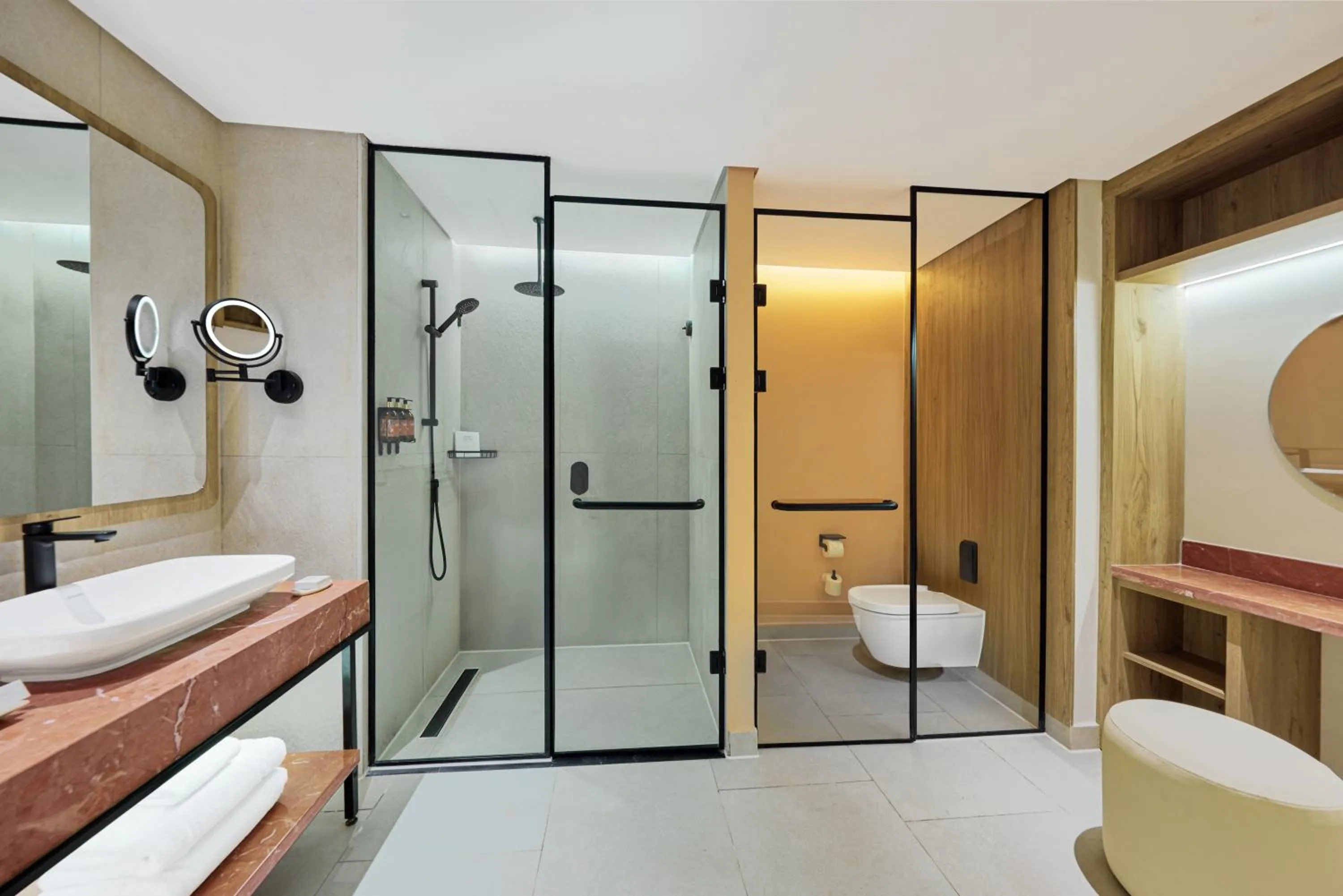 Shower in Hyatt Centric Cairo West