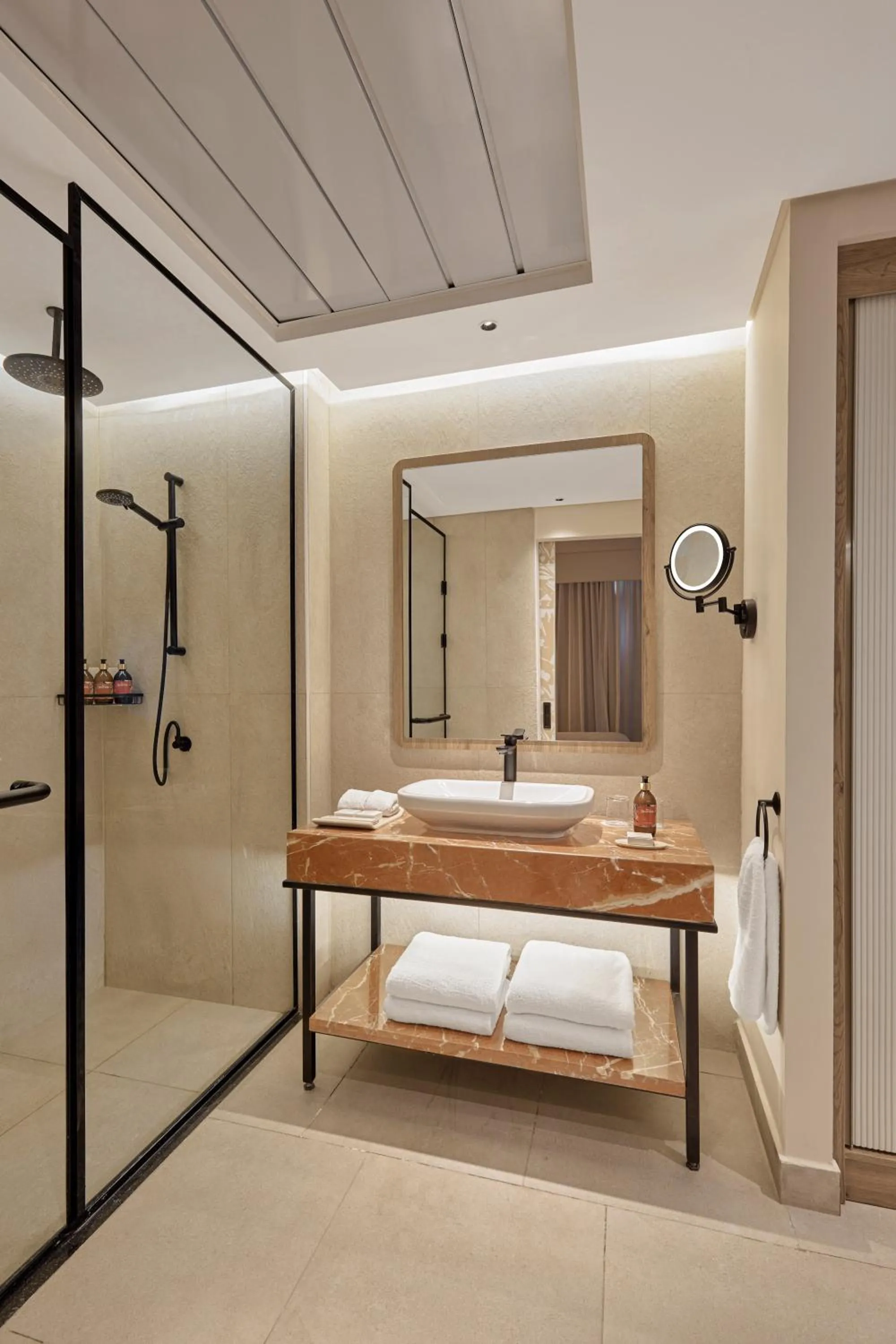 Bathroom, Bed in Hyatt Centric Cairo West