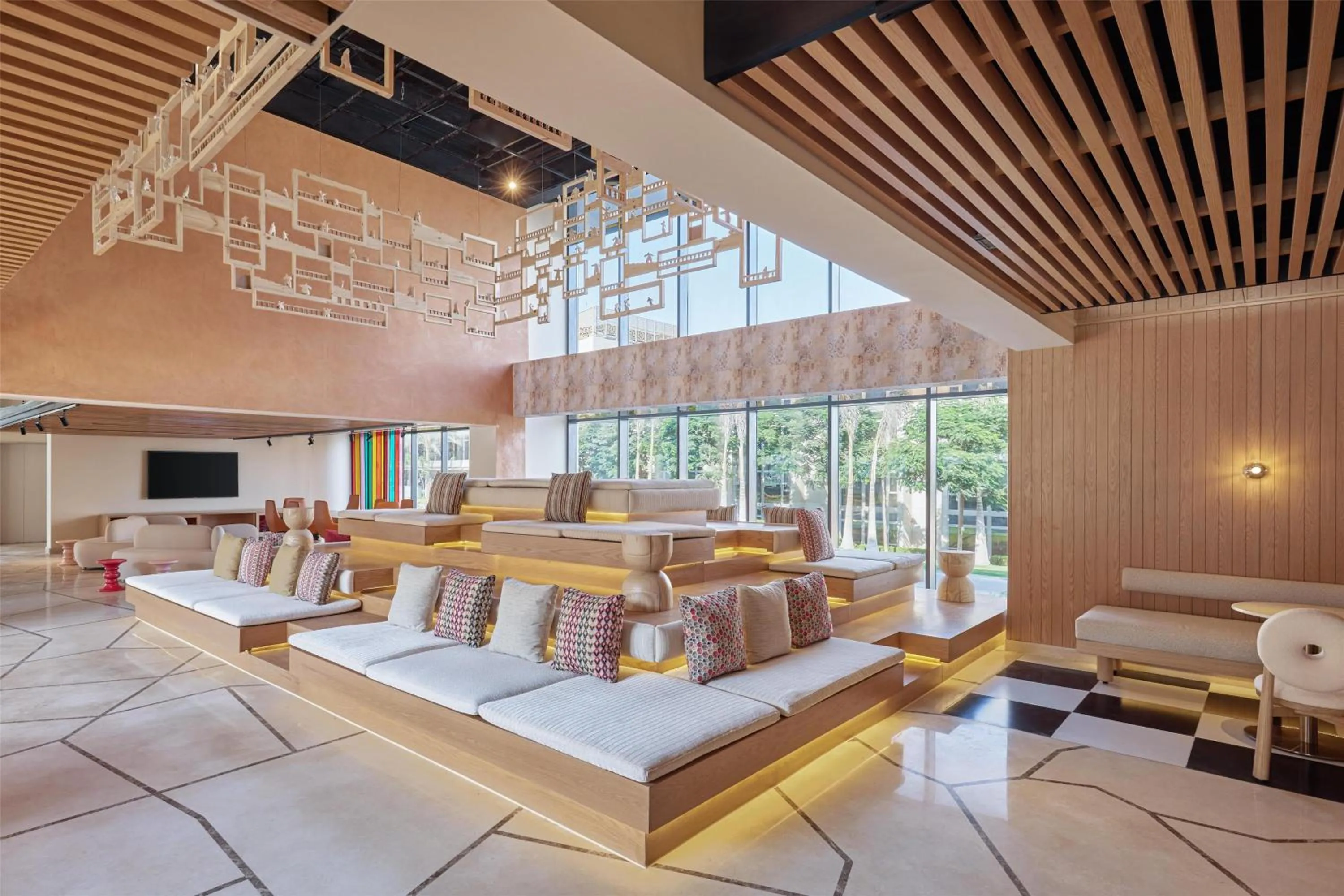 Lobby or reception in Hyatt Centric Cairo West