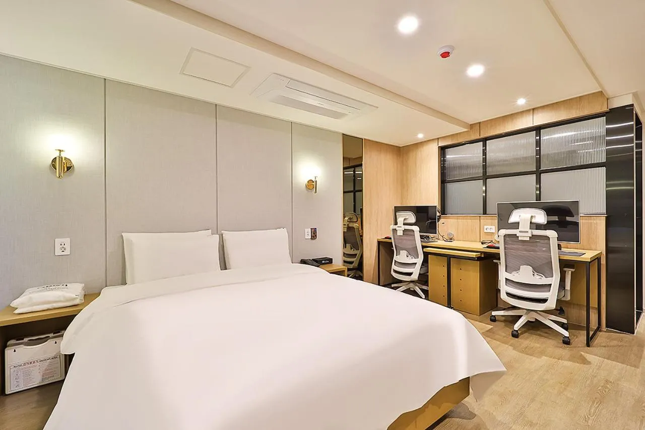 Bed in Rubato Hotel Ulsan Junggu