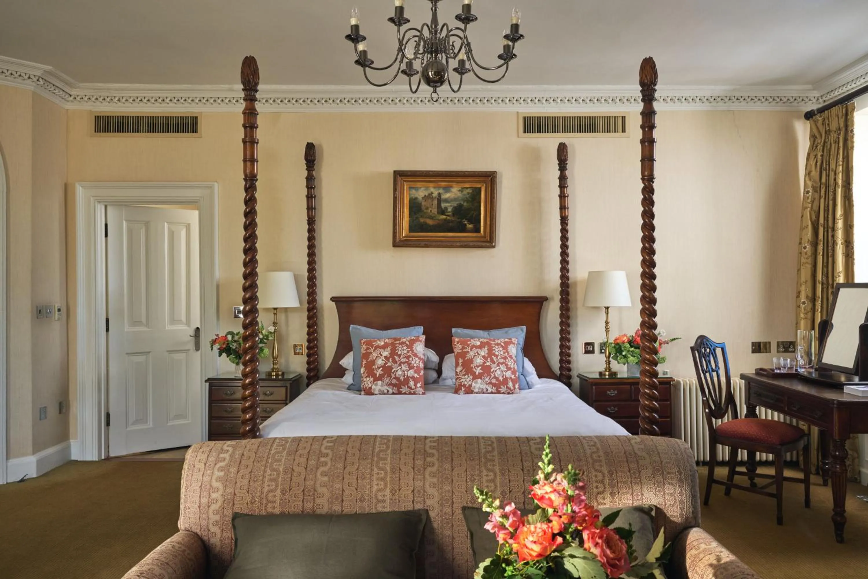 Bedroom, Bed in Ettington Park Hotel, Stratford-upon-Avon