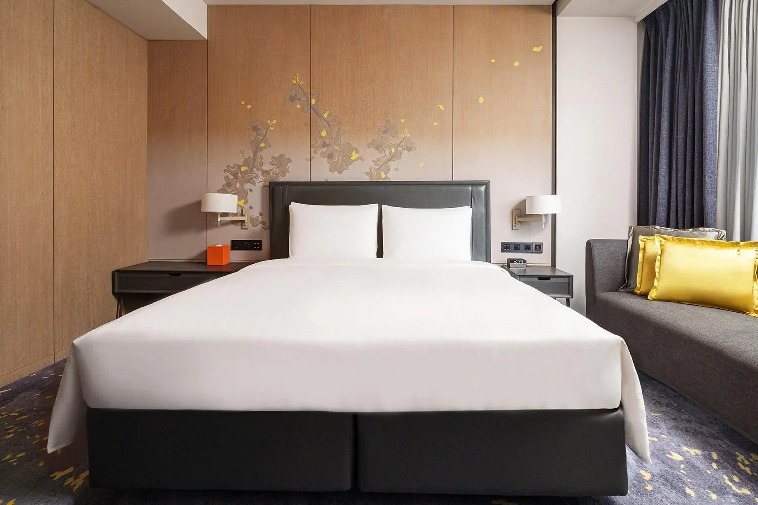 Bed in Hotel Nikko Kaohsiung