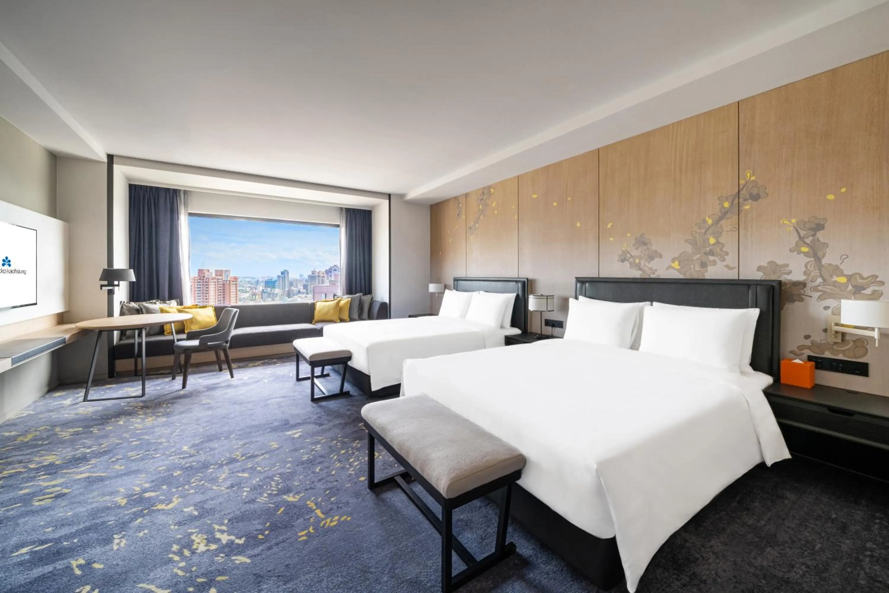 Bed in Hotel Nikko Kaohsiung