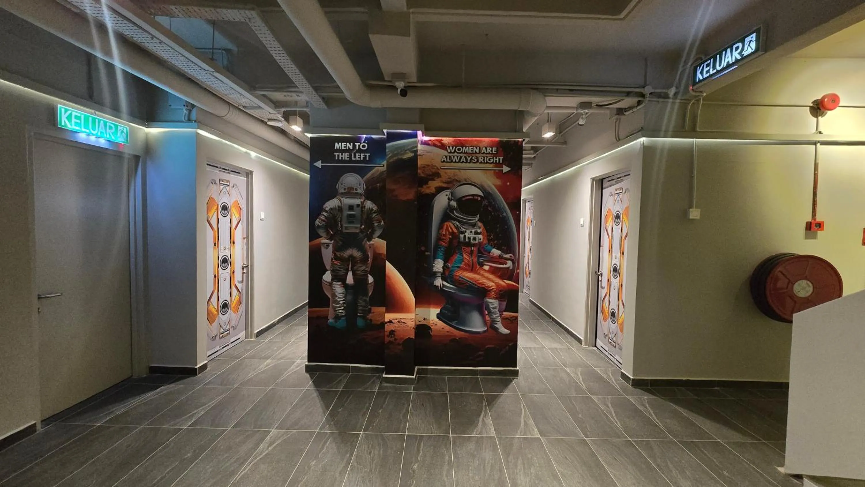 Bathroom in Space Hotel KL Sentral