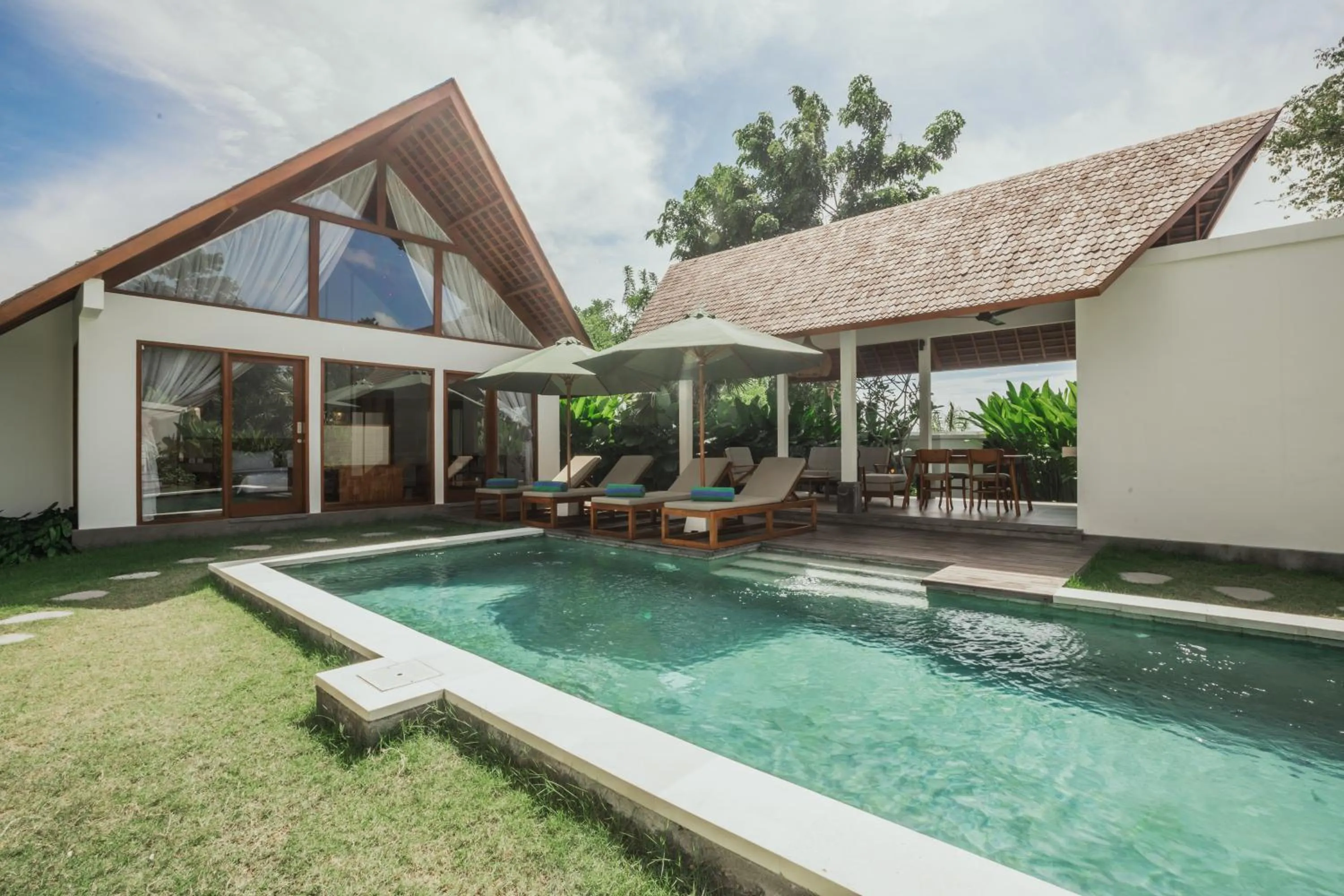 Patio in Arpana Luxury Private Pool Villas