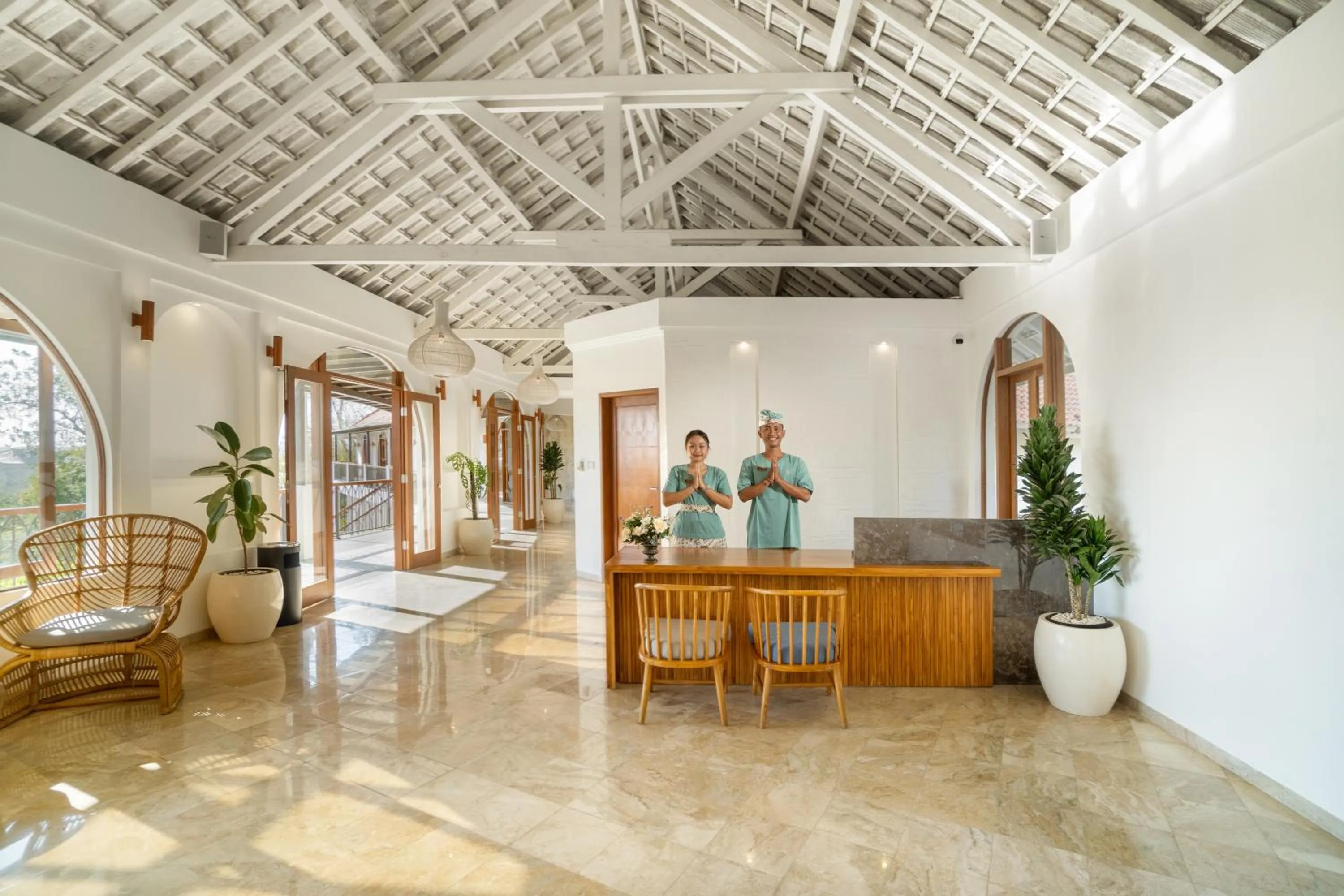 Lobby or reception in Arpana Luxury Private Pool Villas