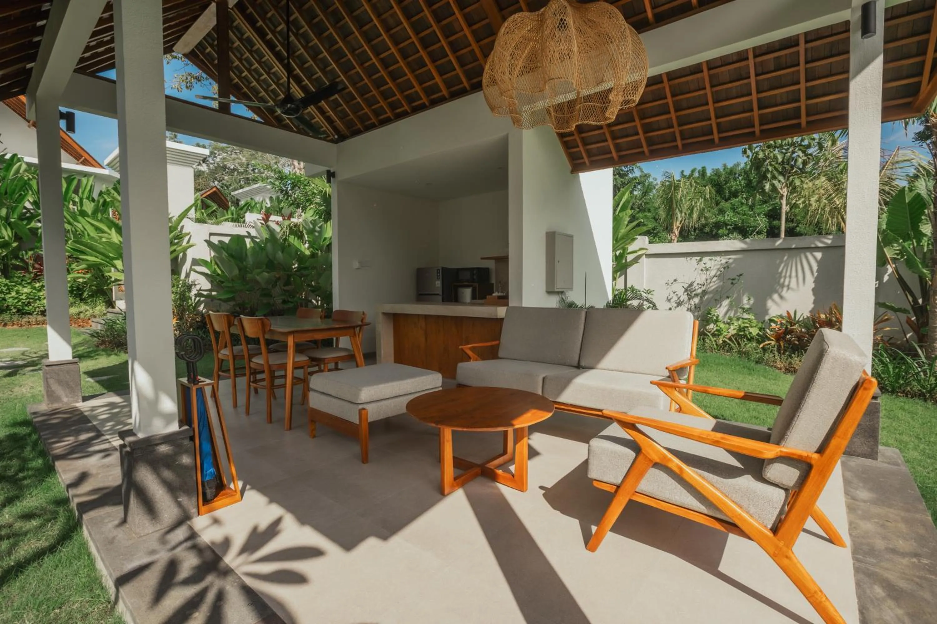 Patio in Arpana Luxury Private Pool Villas