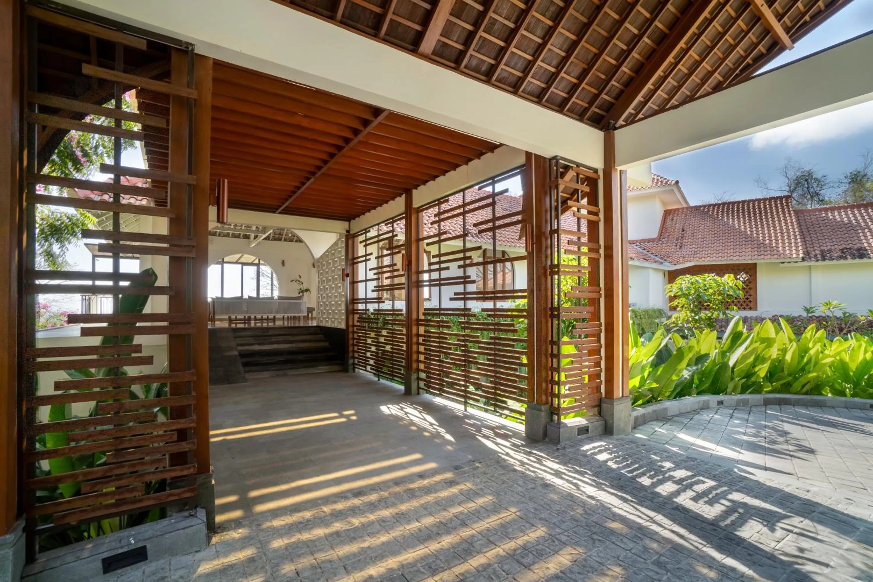 Lobby or reception in Arpana Luxury Private Pool Villas