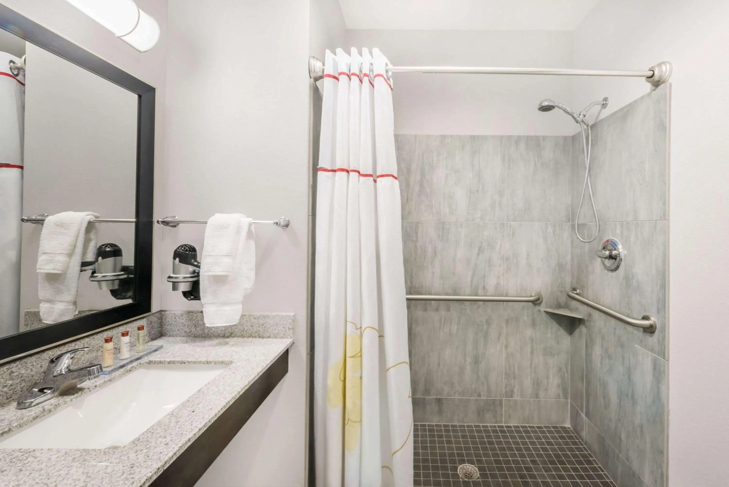 Shower in Hawthorn Extended Stay by Wyndham Midland