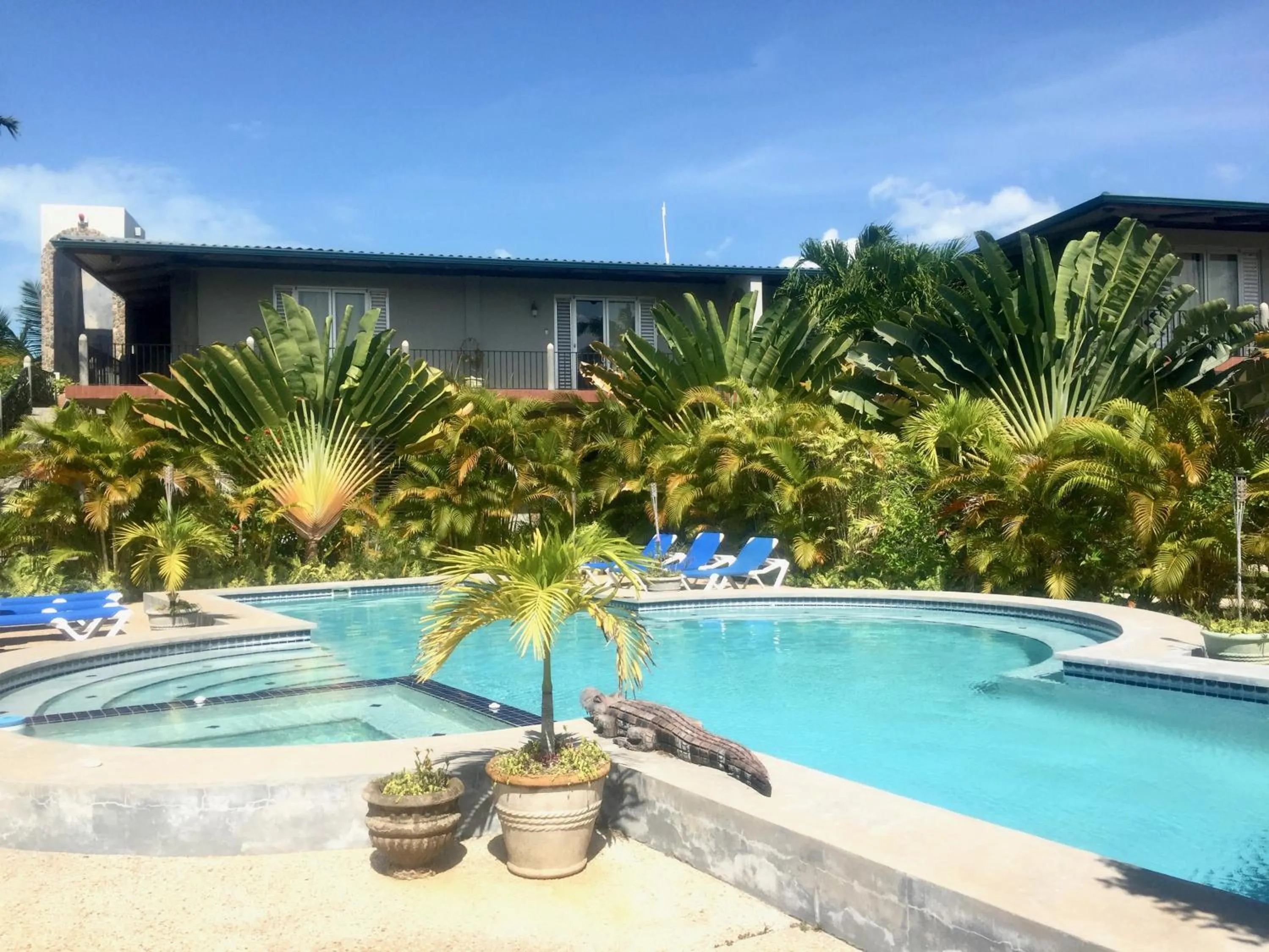 Patio in Almond Tree Hotel Resort