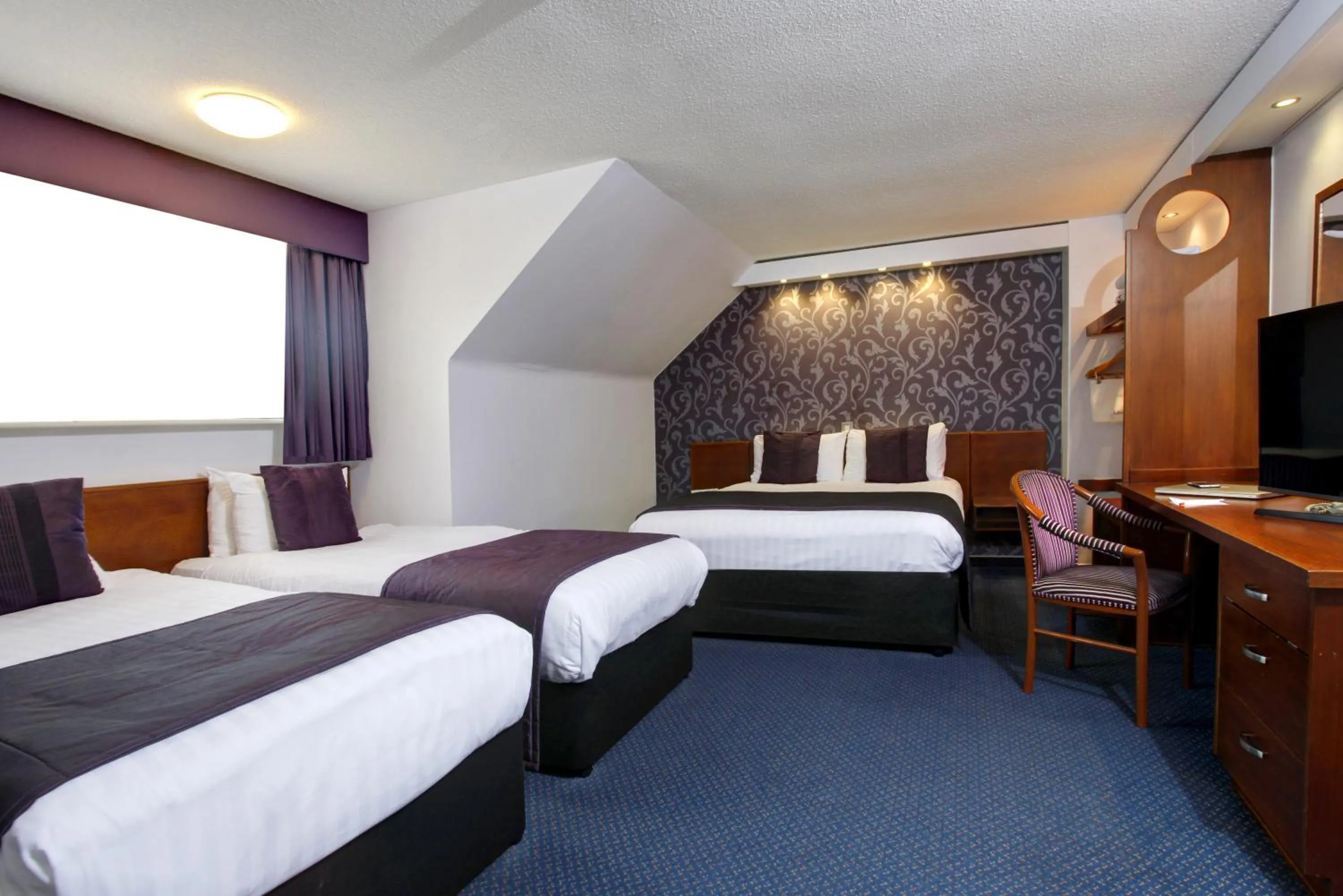 Bed in Best Western Nottingham Derby