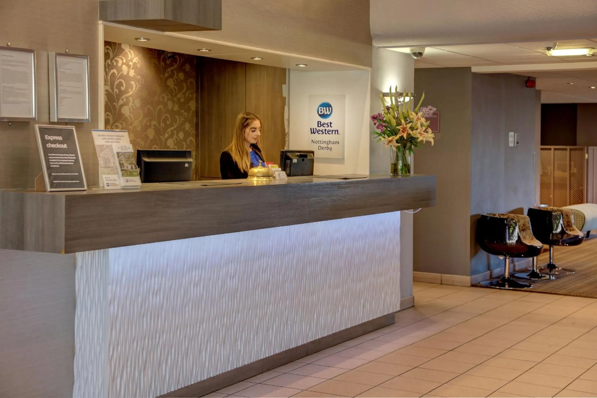 Lobby/Reception in Best Western Nottingham Derby