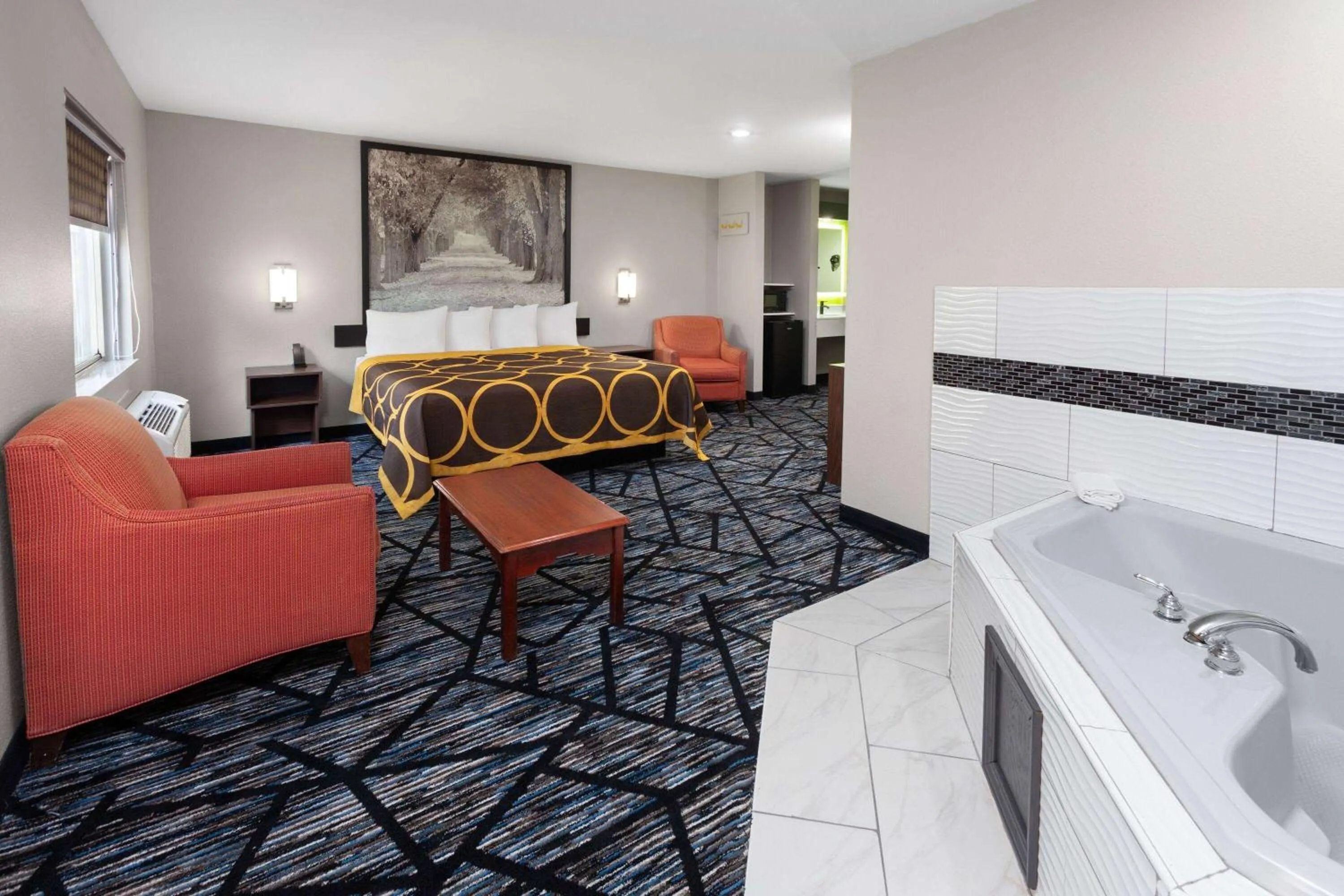 Photo of the whole room in Super 8 by Wyndham Olney