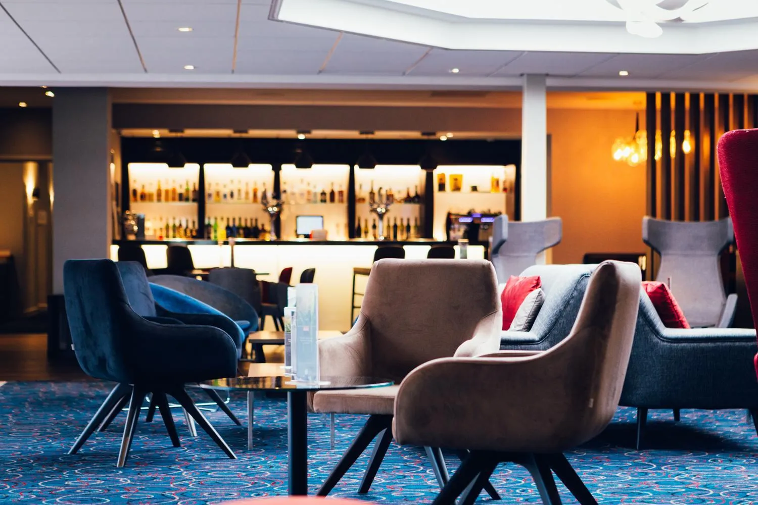 Communal lounge/ TV room in Novotel Nottingham Derby