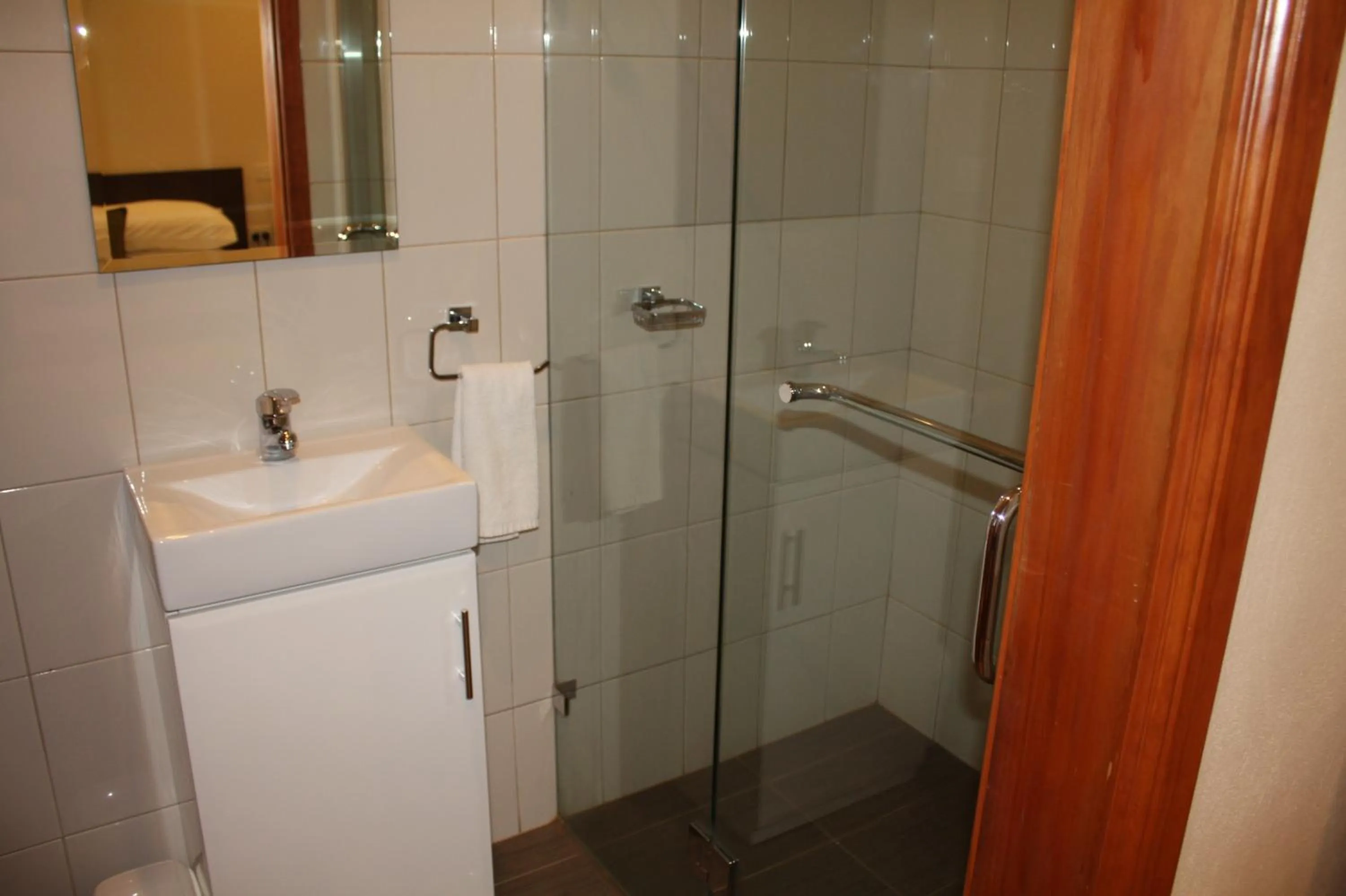 Bathroom in BIG4 Stuart Range Outback Resort